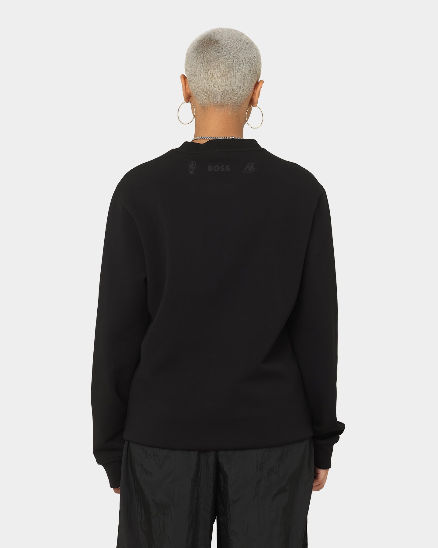 Hugo Boss Hugo Boss X NBA Basic Los Angeles Lakers Crewneck Sweatshirt Black Style001