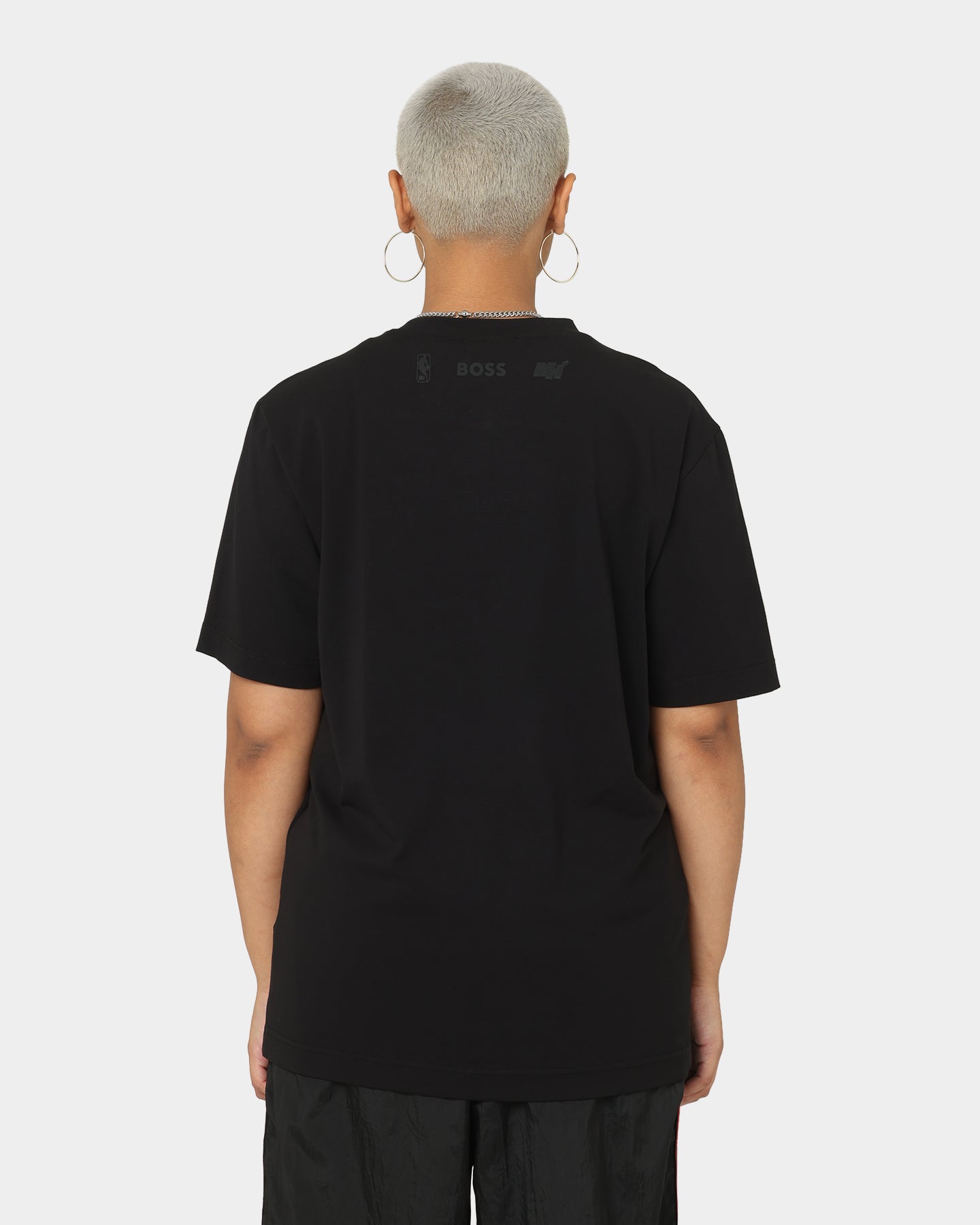 Hugo Boss Hugo Boss X NBA Basic Miami Heat Short Sleeve T-Shirt Black Style001