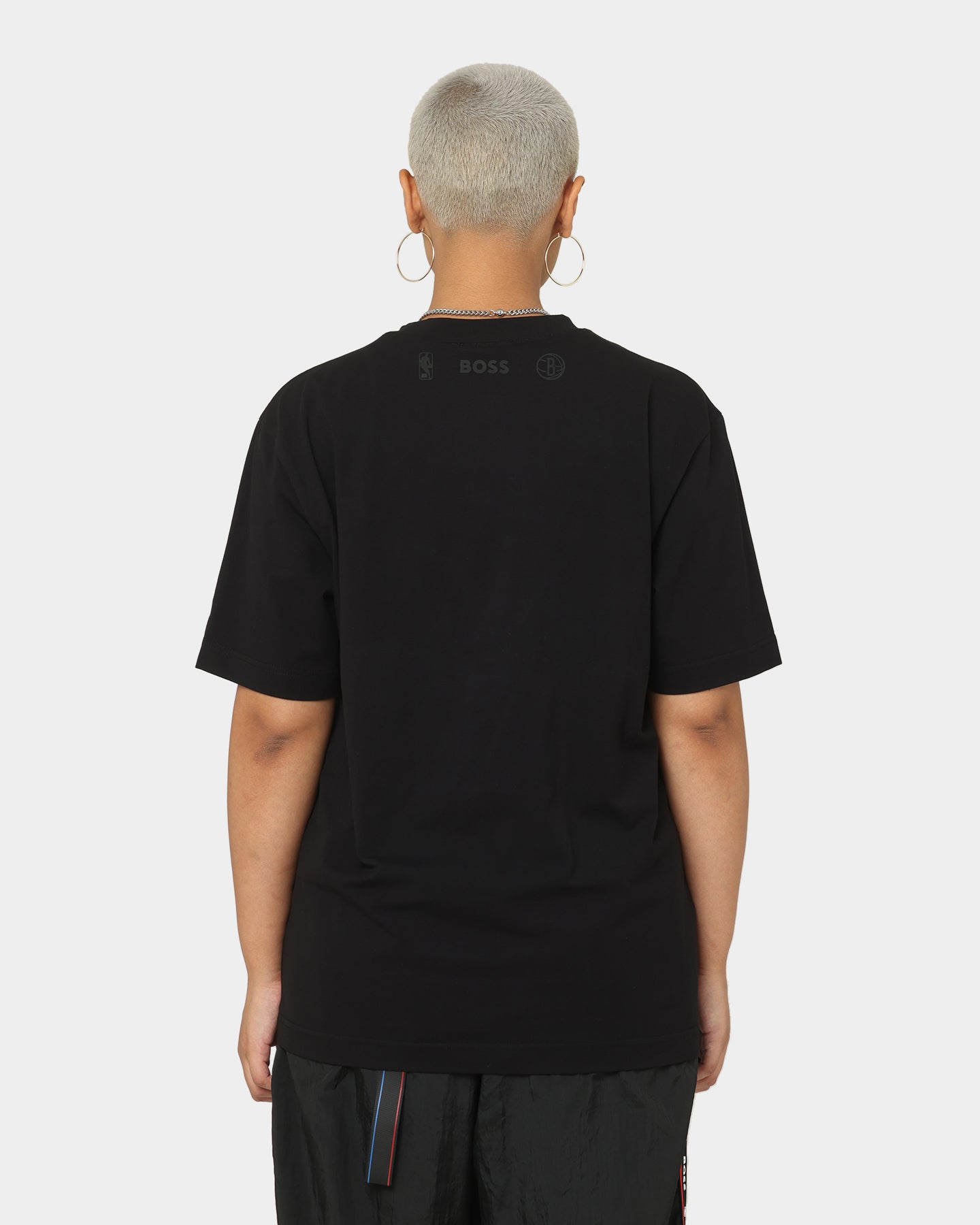 Hugo Boss Hugo Boss X NBA Basic Brooklyn Nets Short Sleeve T-Shirt Black Style001