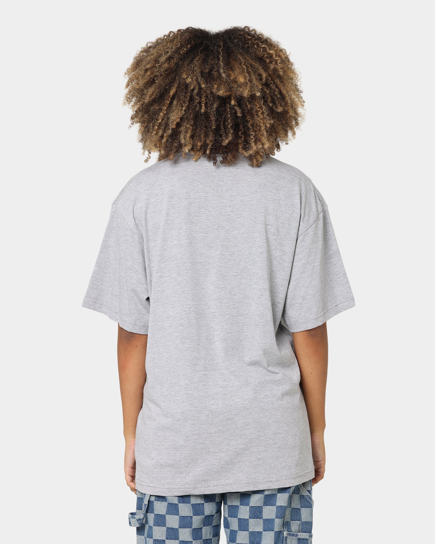 Mitchell & Ness Los Angeles Lakers Shaquille O'Neal Basketball Photo T-Shirt Grey Marle Style001