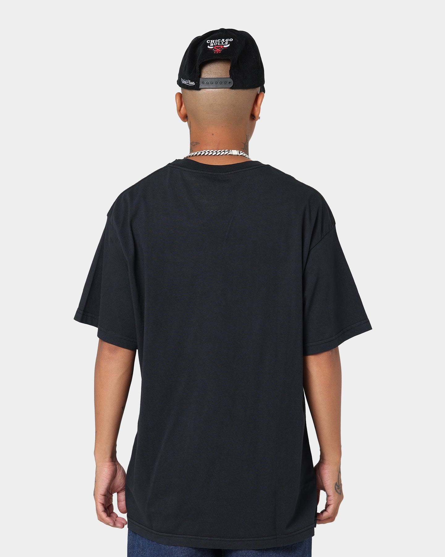 Mitchell & Ness Chicago Bulls Rodman Photo T-Shirt Faded Black