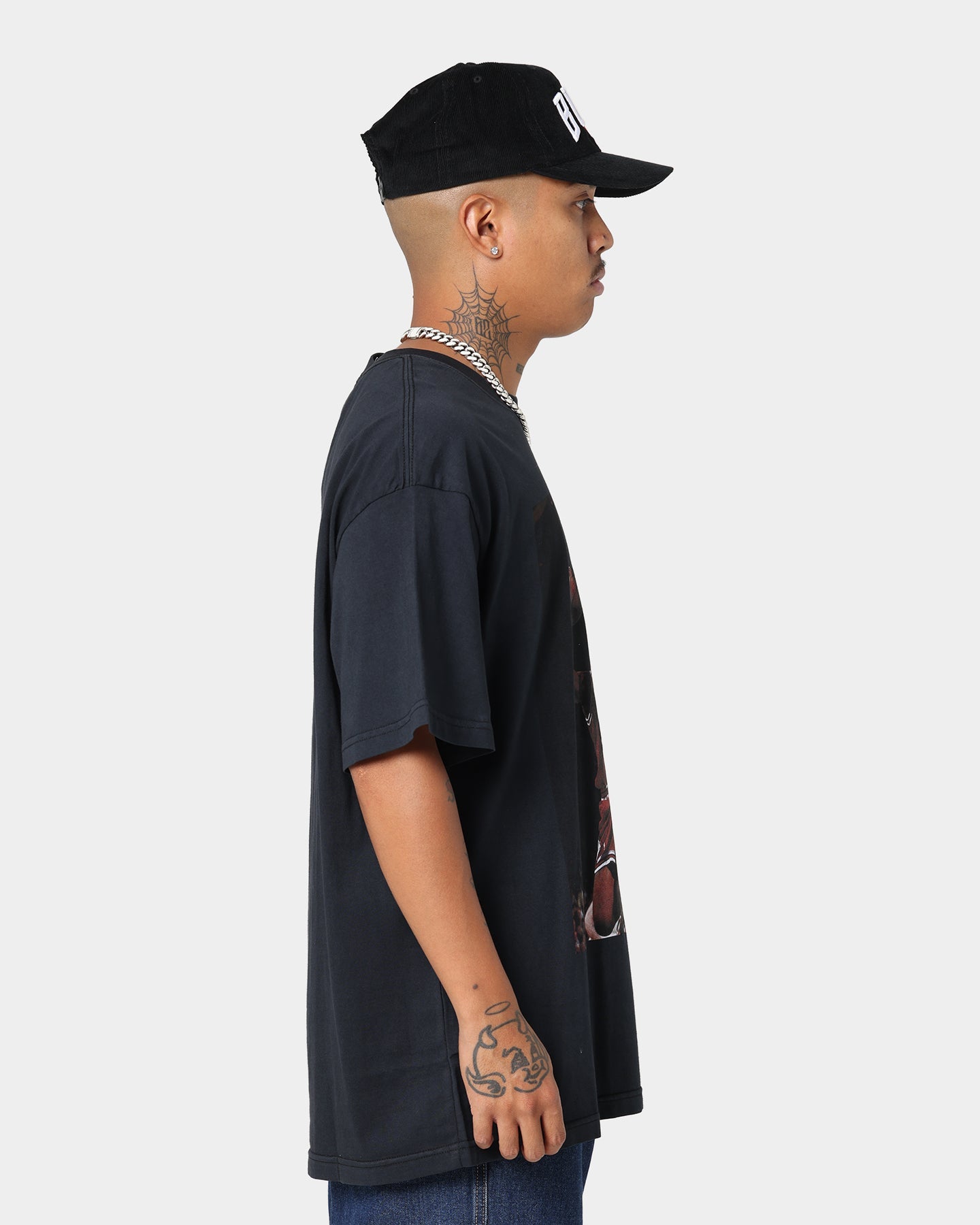 Mitchell & Ness Chicago Bulls Rodman Photo T-Shirt Faded Black
