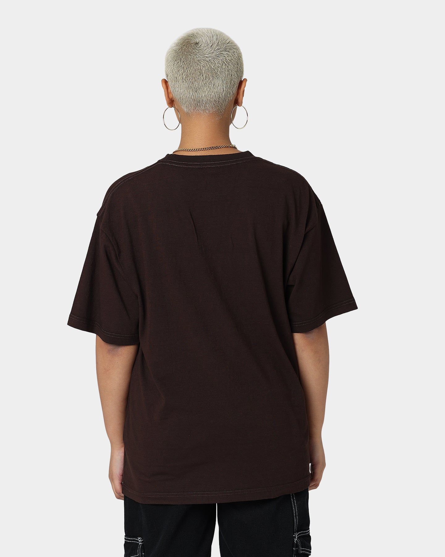 Mitchell & Ness Los Angeles Lakers Shaq Photo T-Shirt Baroque Brown Style001