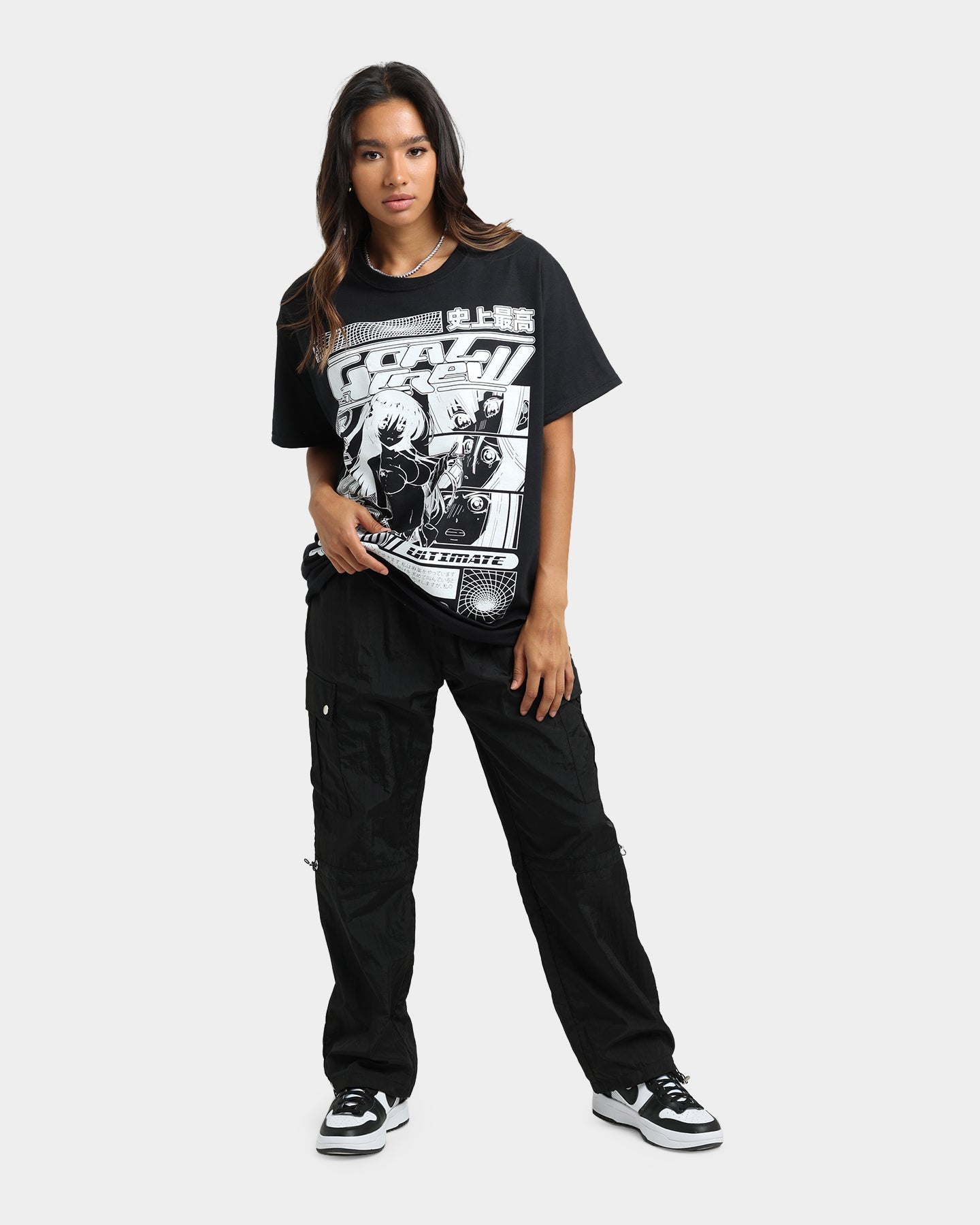 Goat Crew Original Anime Vintage T-Shirt Off Black Style001