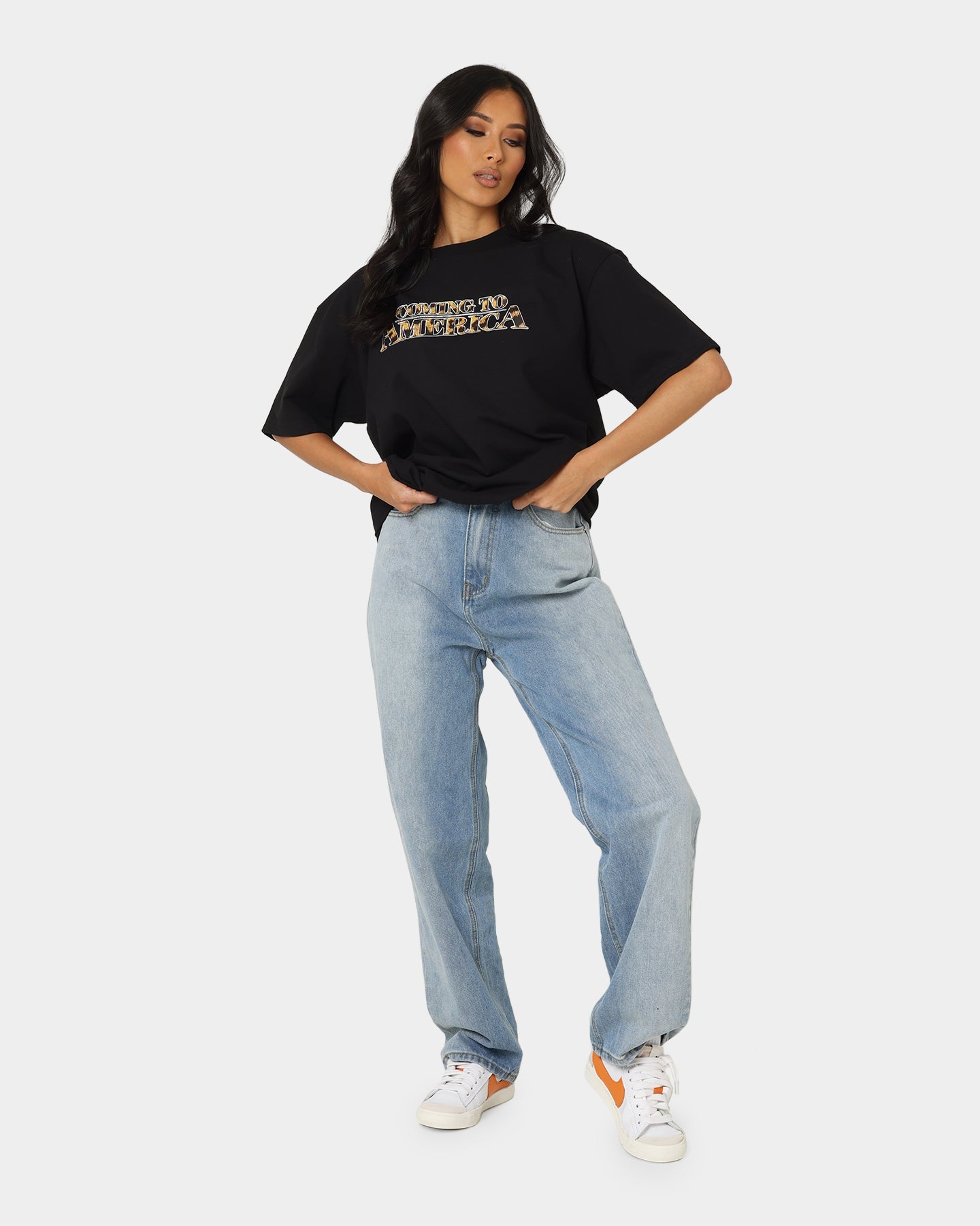 American Thrift X Coming To America Coming To America T-Shirt Black Style001