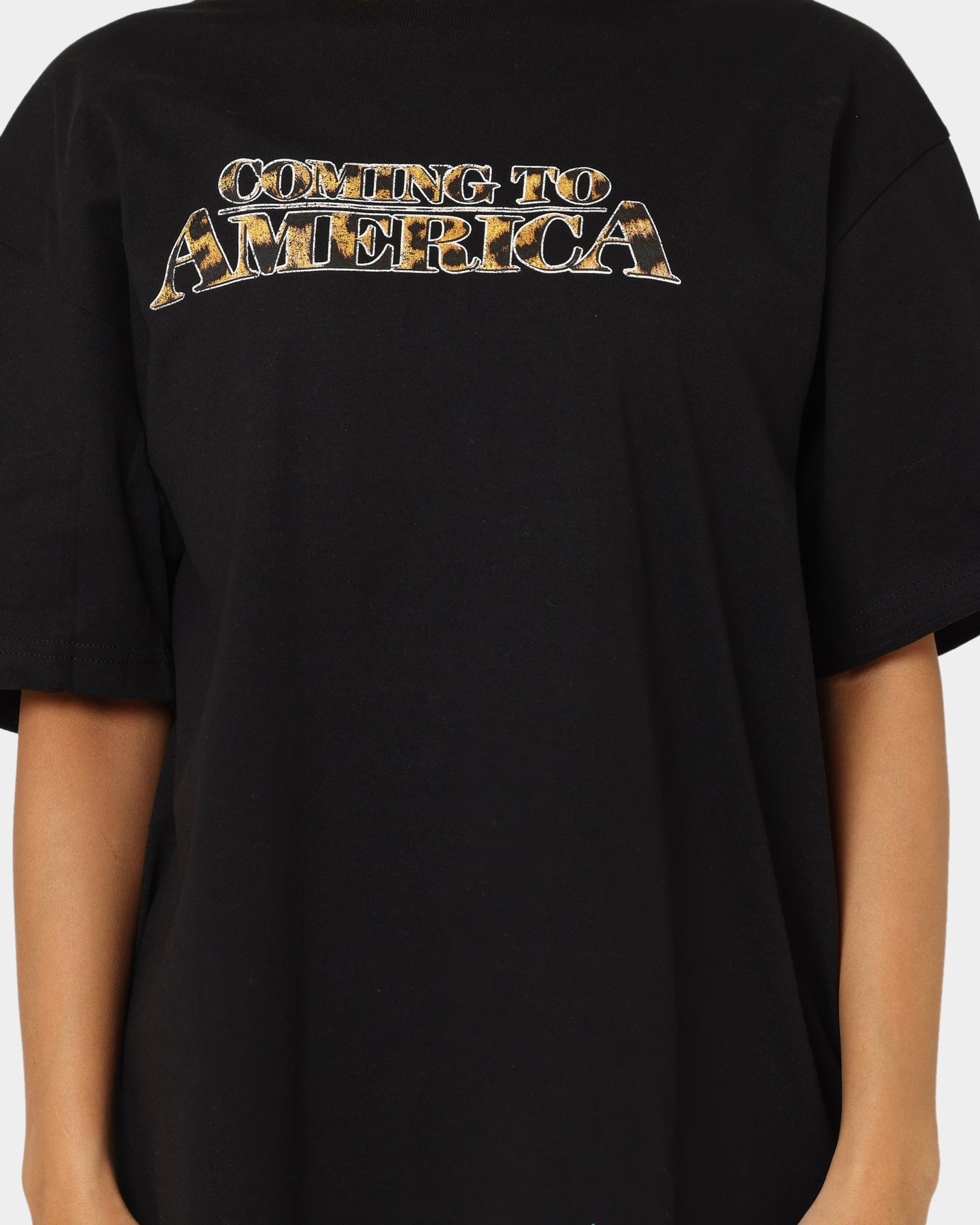 American Thrift X Coming To America Coming To America T-Shirt Black Style001