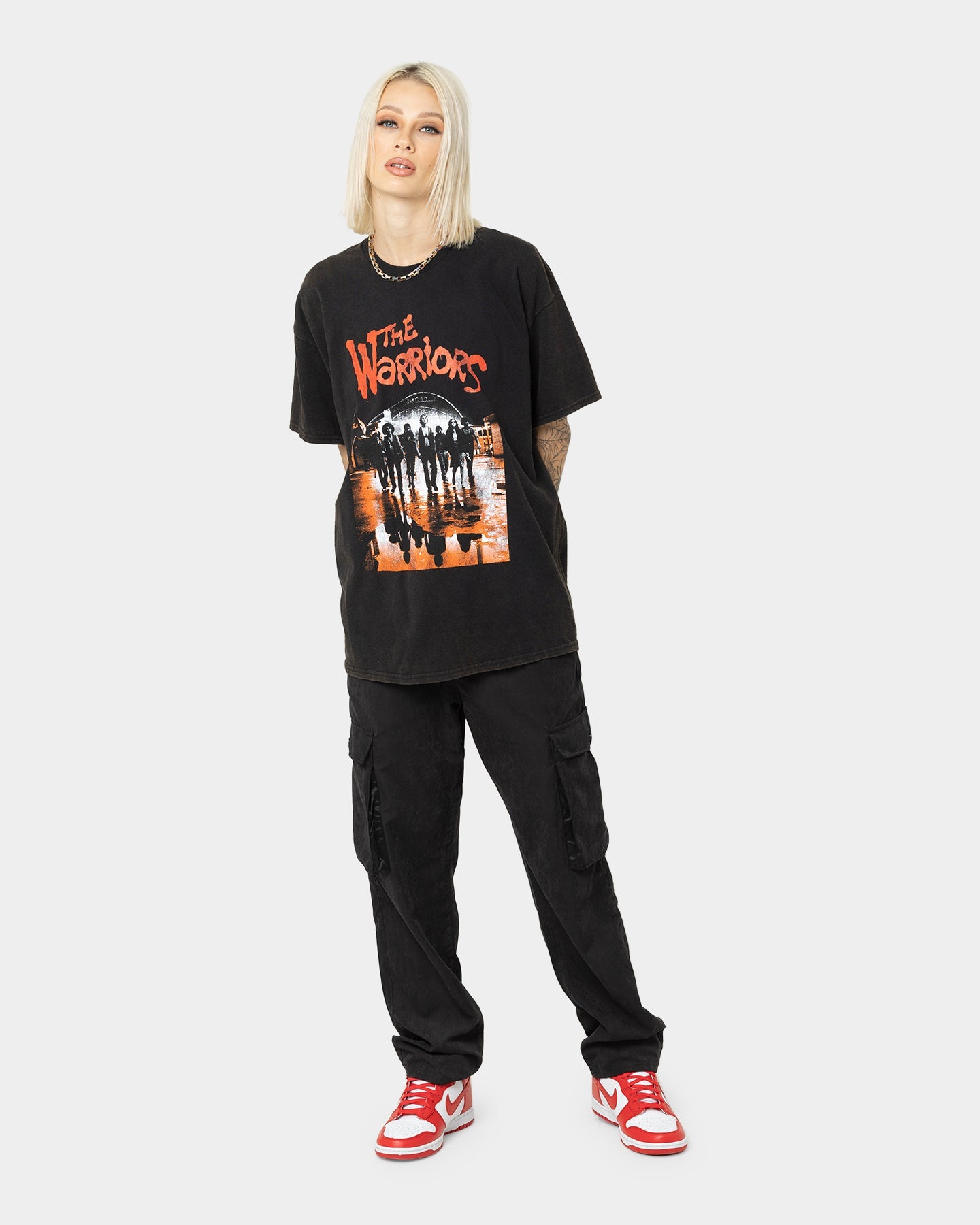 American Thrift X The Warriors The Warriors Vintage T-Shirt Black Wash Style001