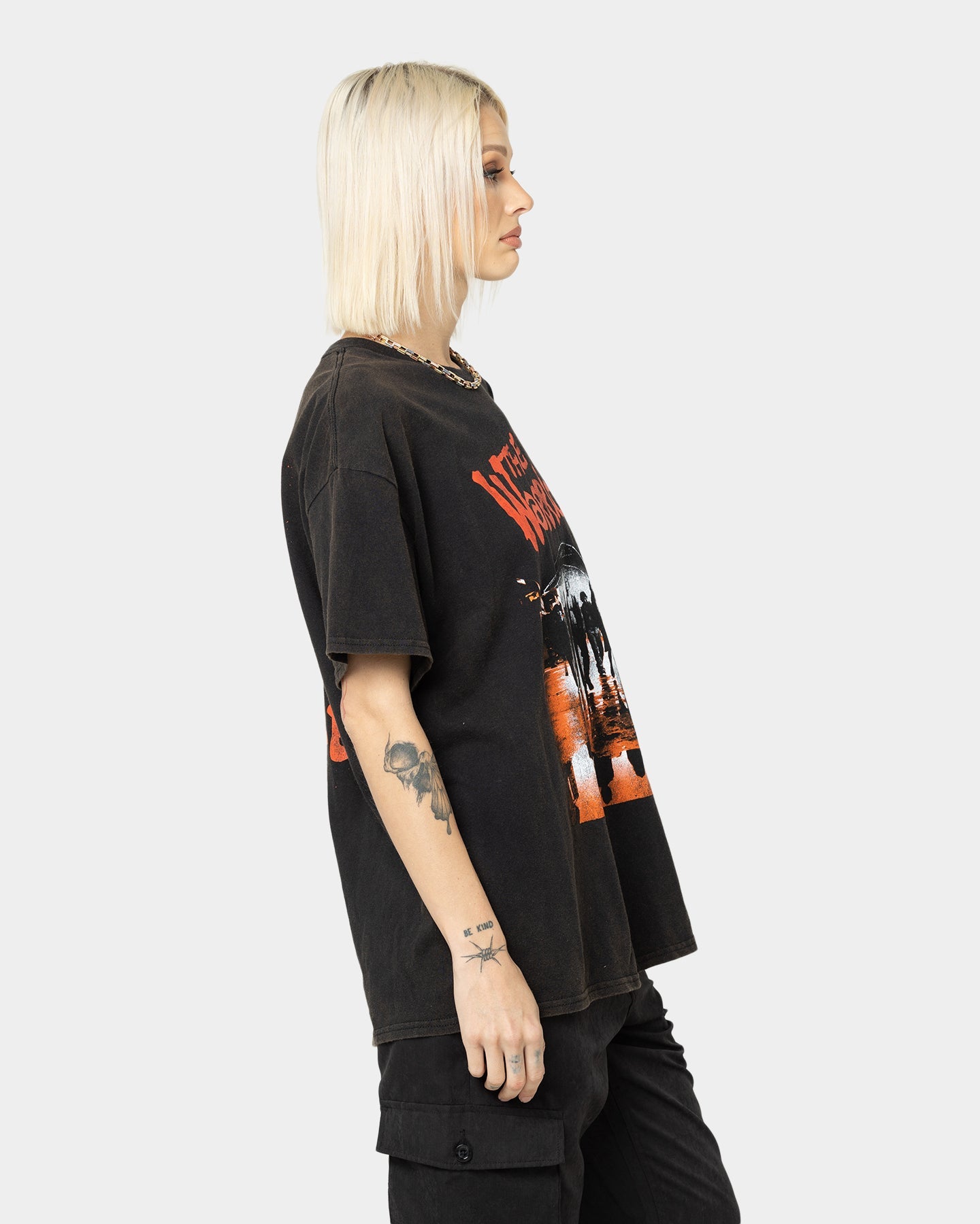 American Thrift X The Warriors The Warriors Vintage T-Shirt Black Wash Style001