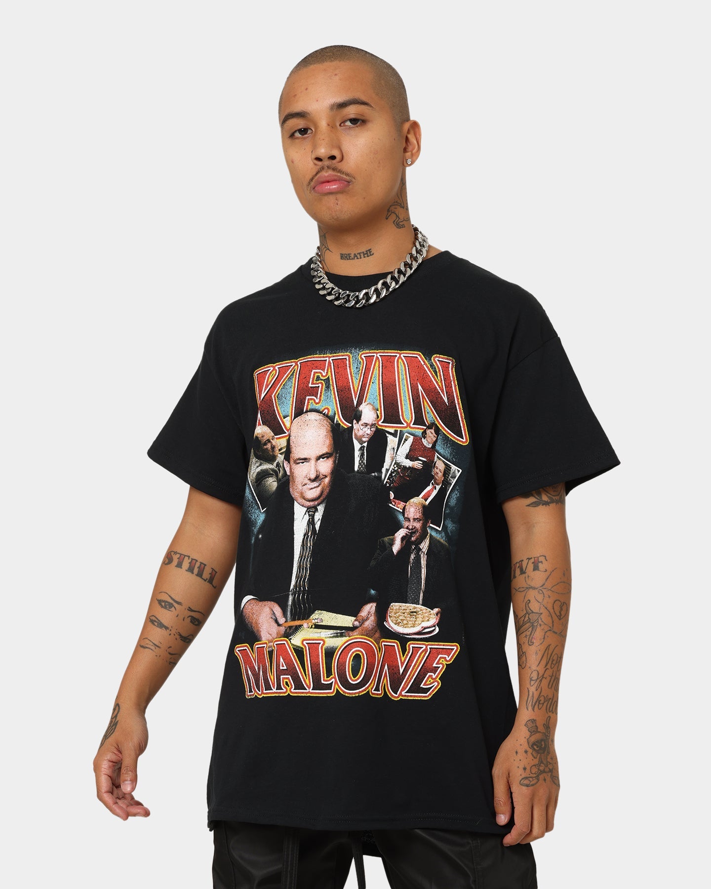 American Thrift X The Office Kevin Malone Vintage T-Shirt Black