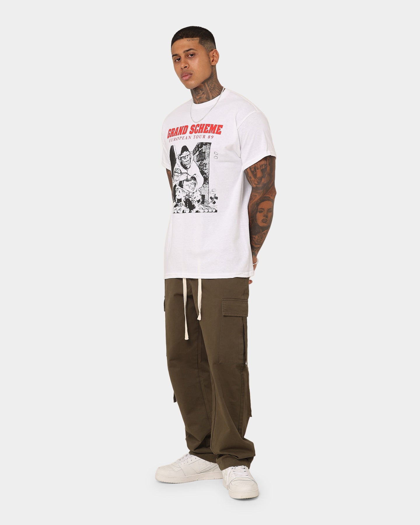 Grand Scheme Gorilla Tour T-Shirt White