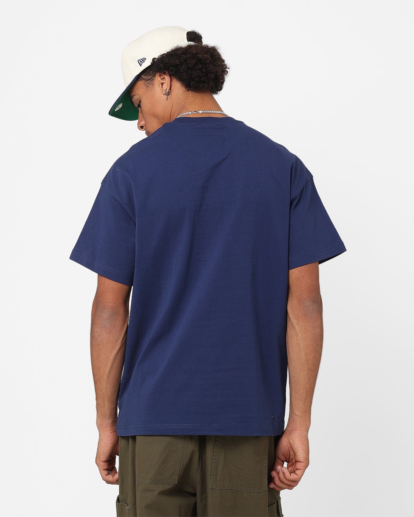 Mitchell & Ness Los Angeles Lakers Globe Champion T-Shirt Midnight Navy