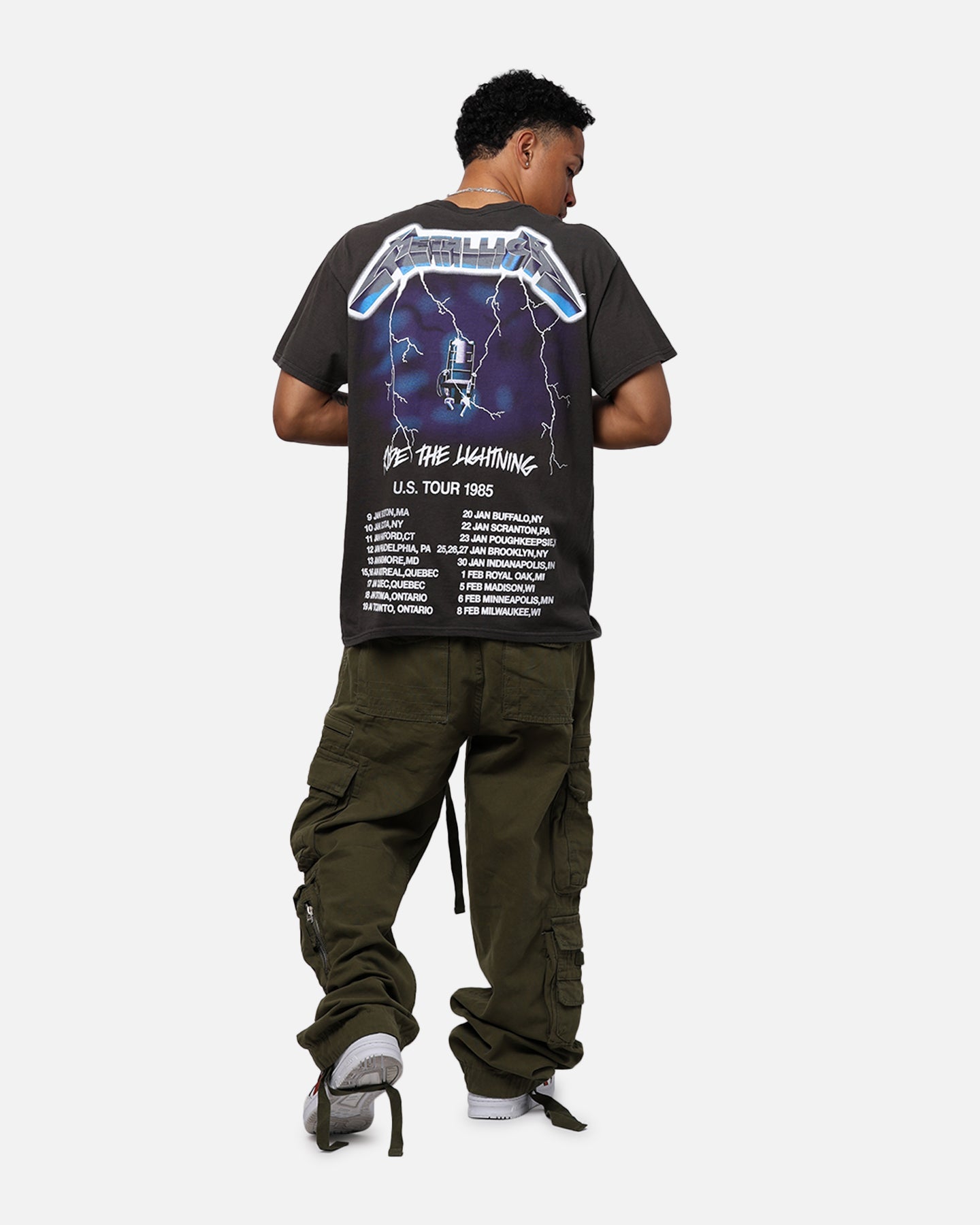 Merch Traffic 1995 Metallica Tour T-Shirt Black