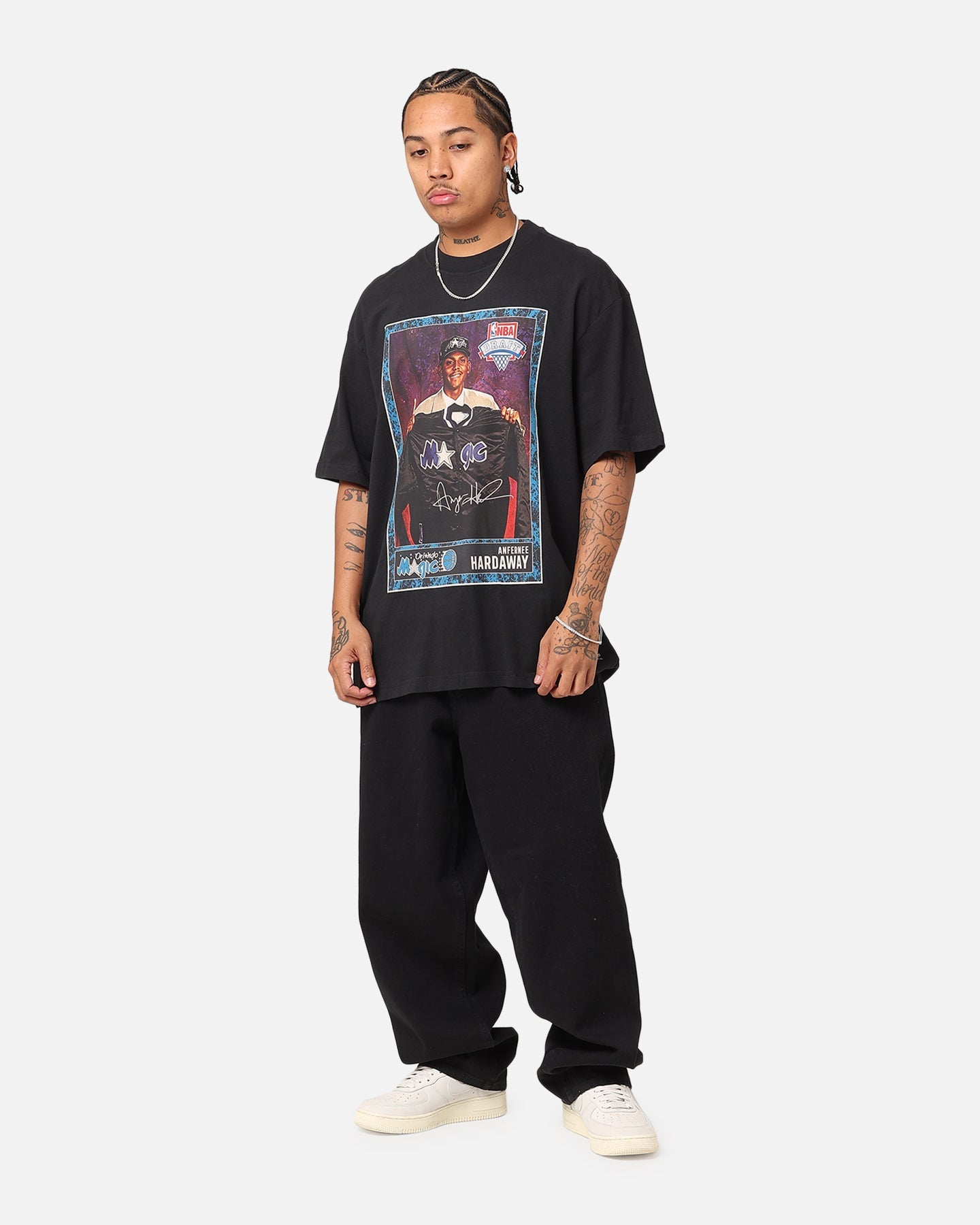 Mitchell & Ness Orlando Magic 1993 NBA Draft T-Shirt Faded Black
