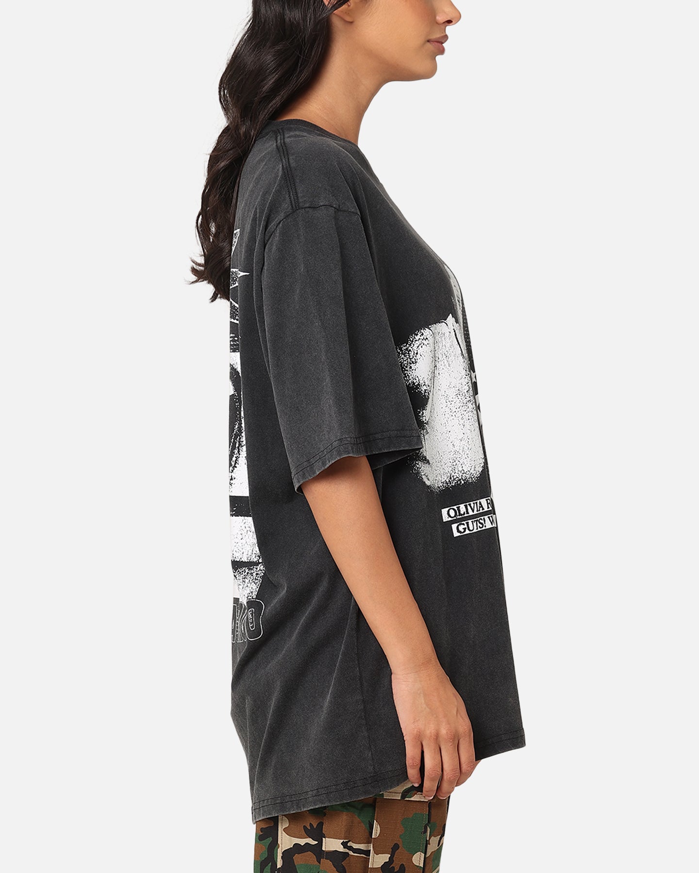 Bravado Olivia Rodrigo World Tour T-Shirt Washed Black Style001