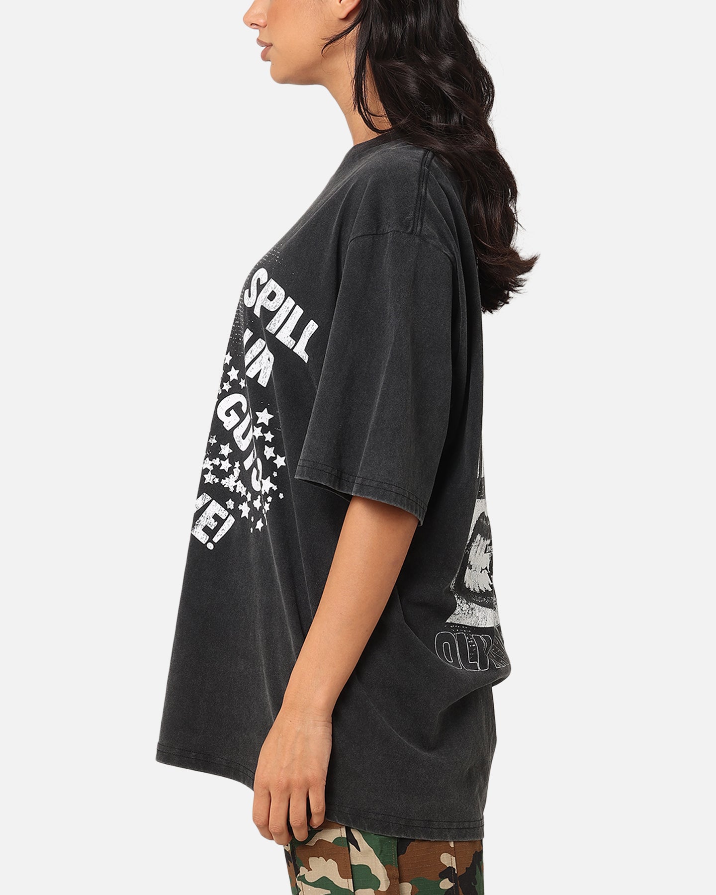 Bravado Olivia Rodrigo World Tour T-Shirt Washed Black Style001