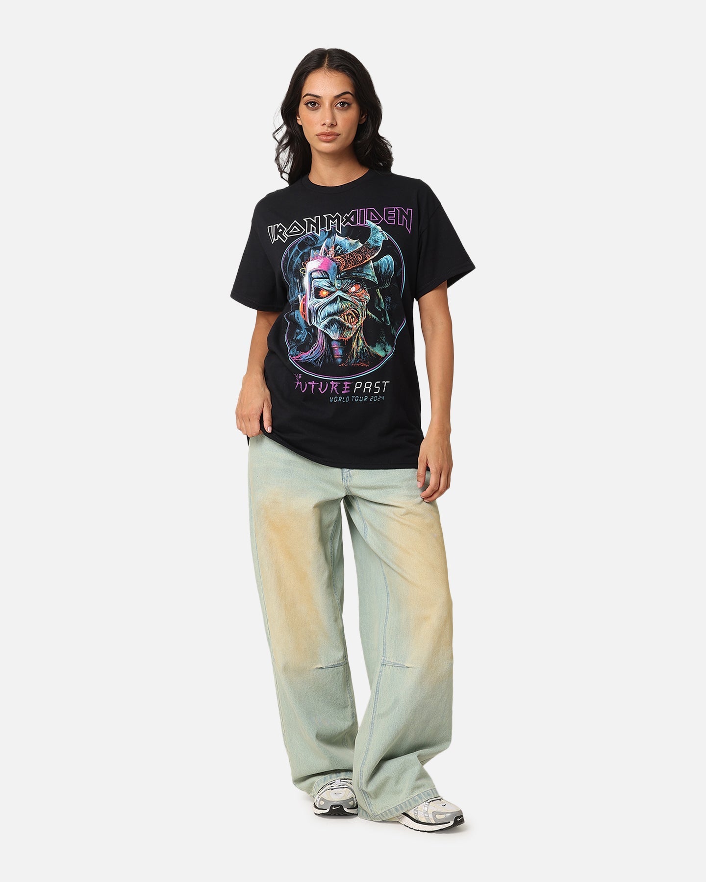 Iron Maiden Future Past Tour T-Shirt Black Style001