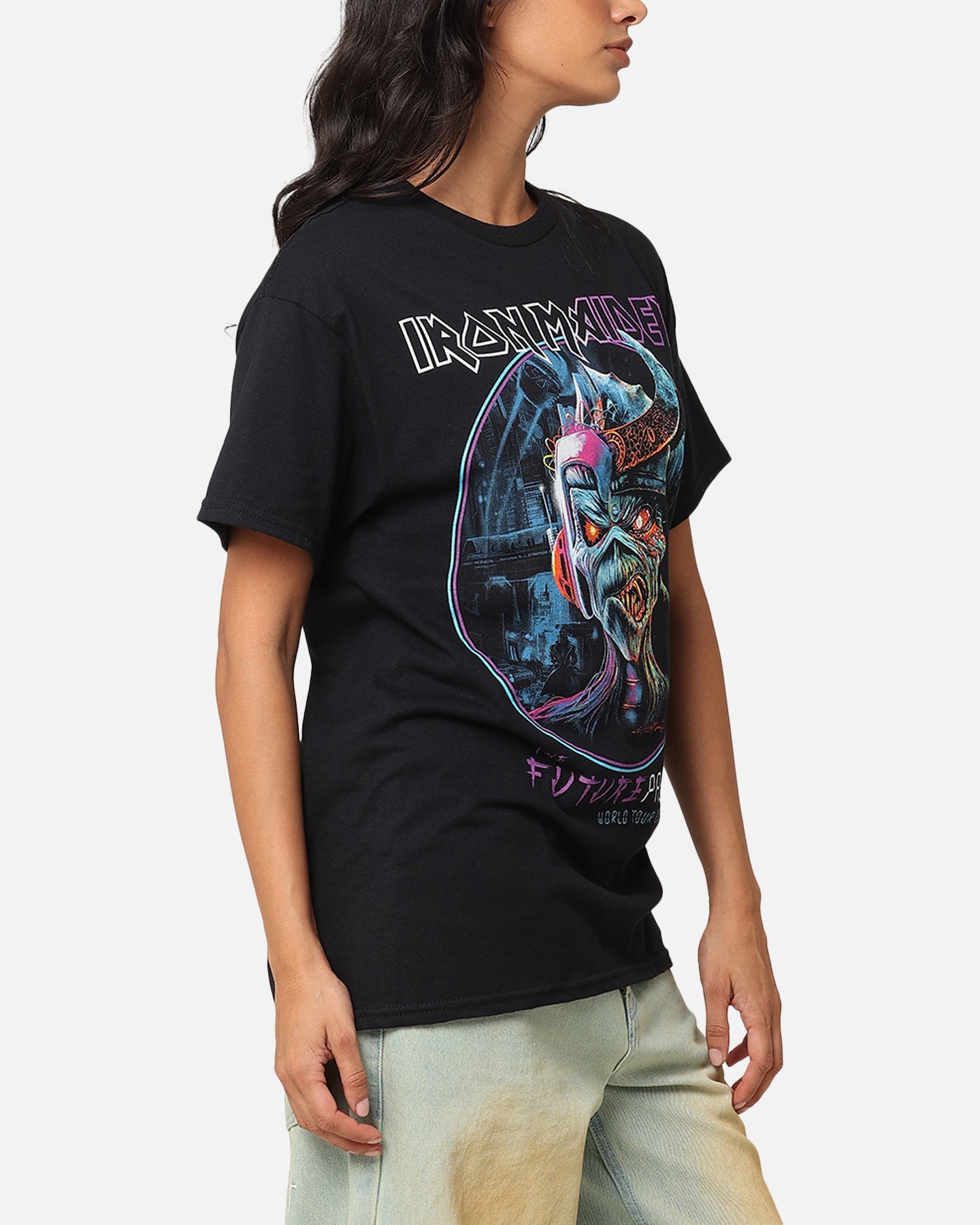 Iron Maiden Future Past Tour T-Shirt Black Style001