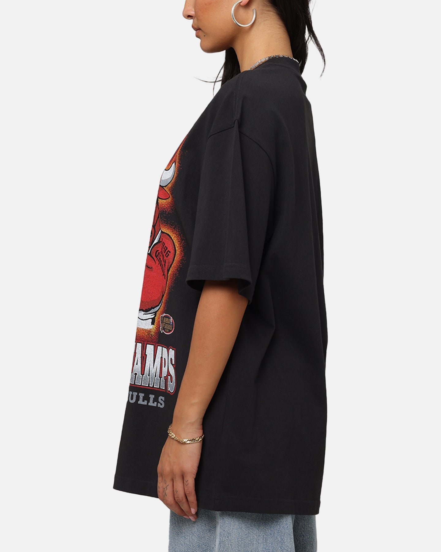 Mitchell & Ness Chicago Bulls '96 NBA Champs T-Shirt Faded Black Style001