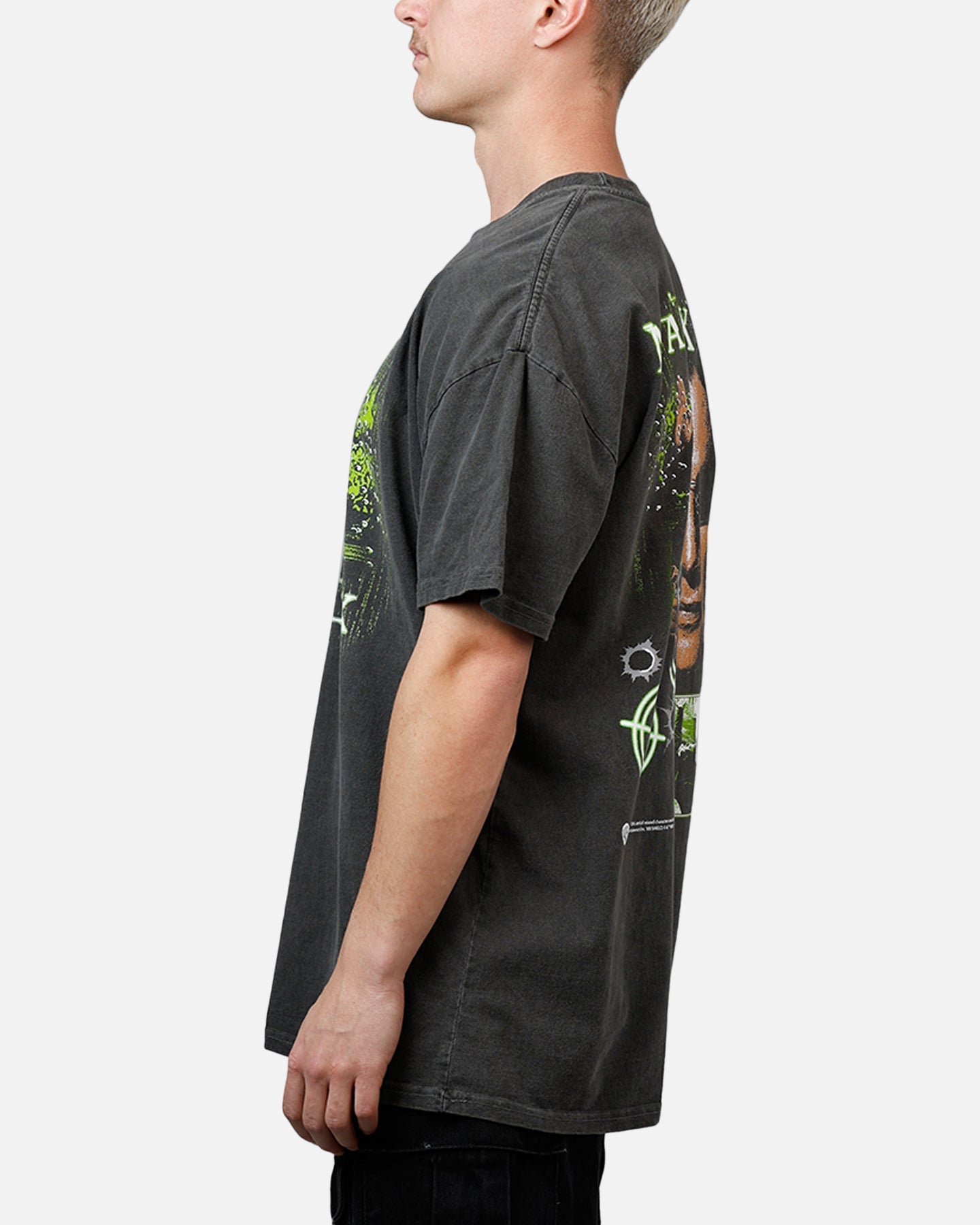 American Thrift X The Matrix Neo Bullets Heavyweight T-Shirt Black