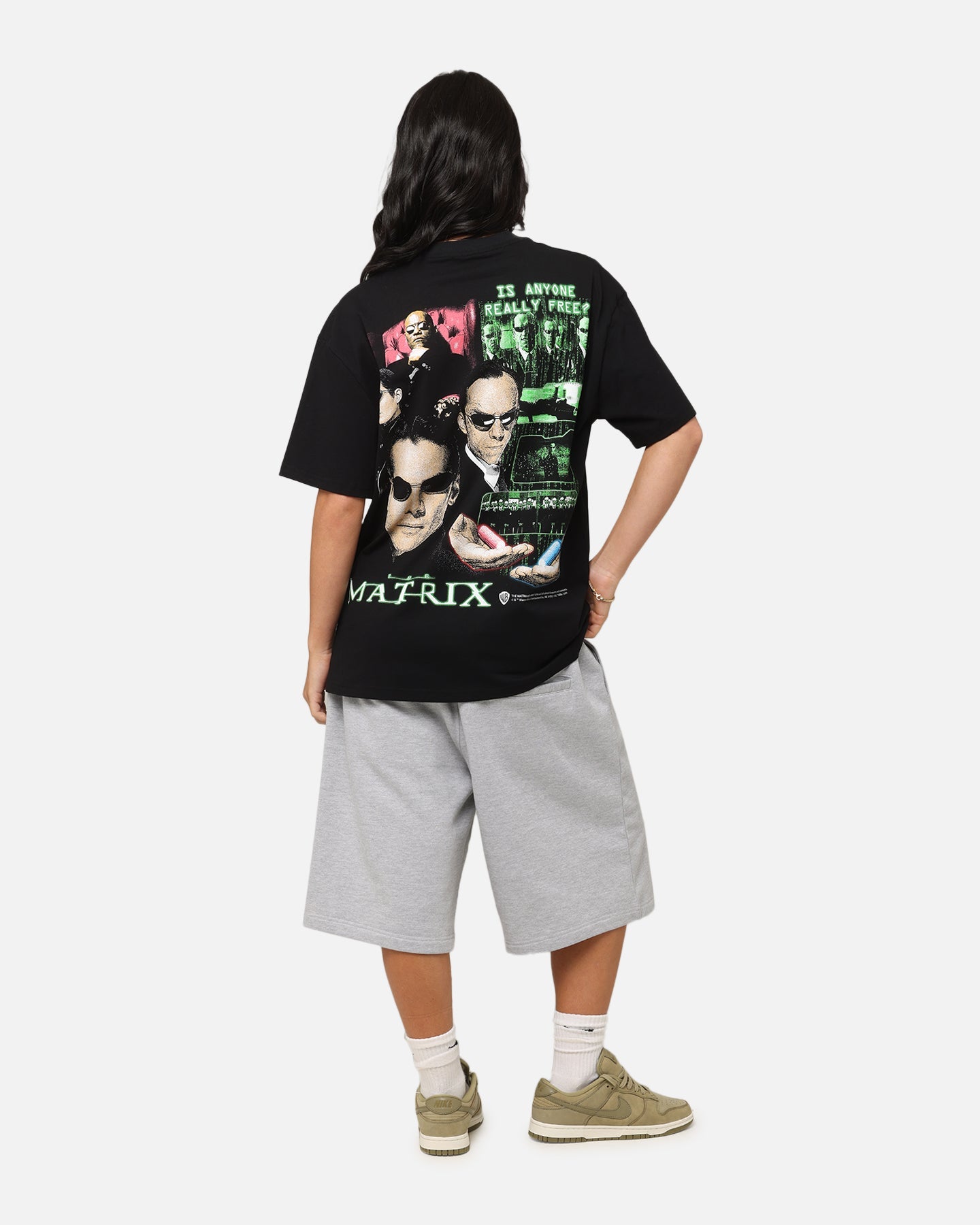 American Thrift X The Matrix Pills Heavy T-Shirt Black Style001