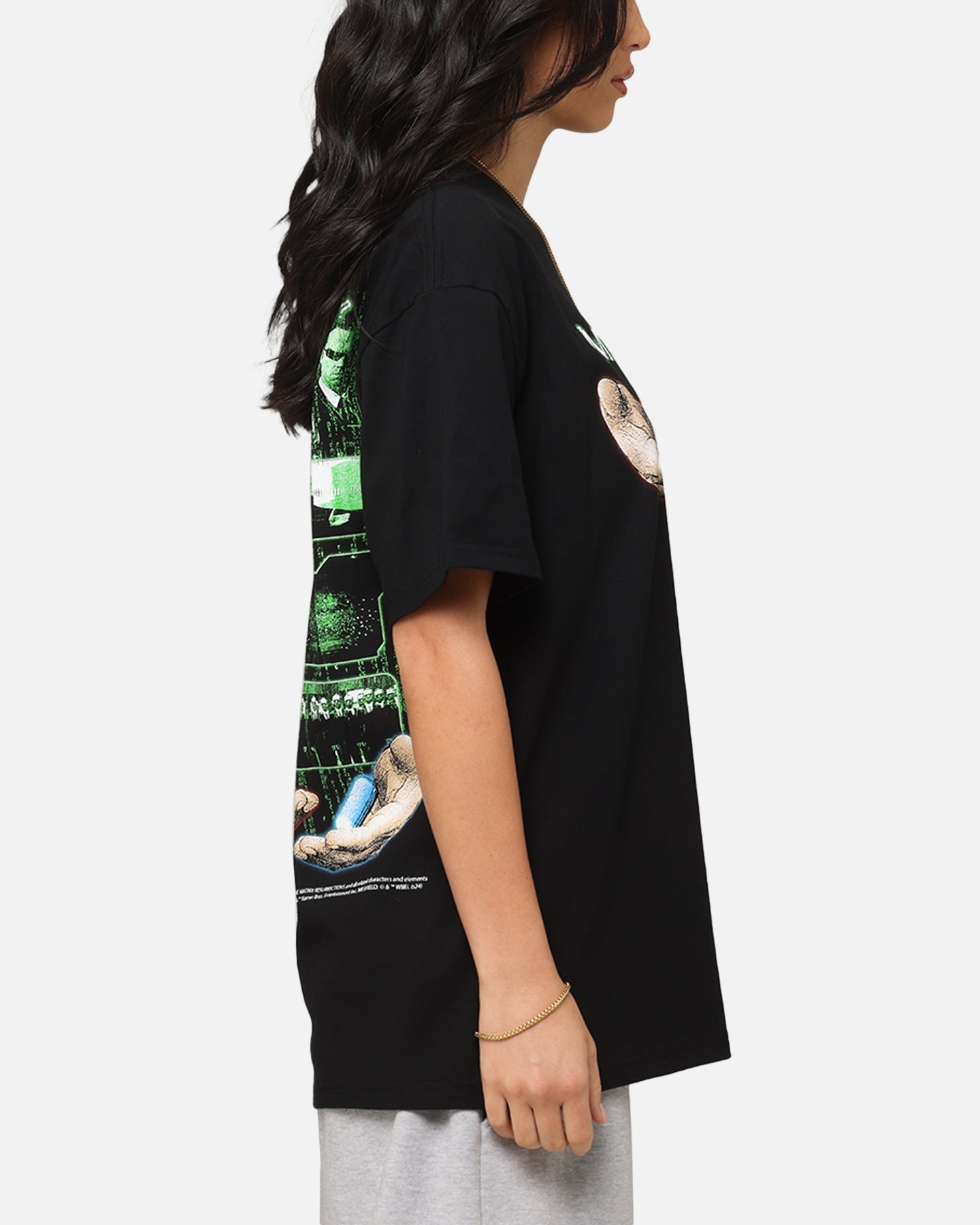 American Thrift X The Matrix Pills Heavy T-Shirt Black Style001