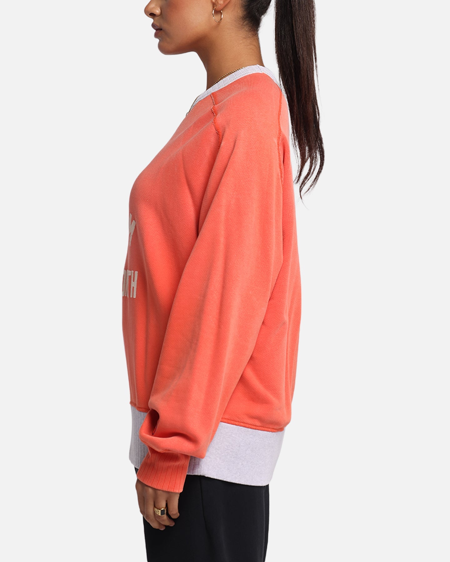 Champion 50's Saddle Crew Sweatshirt Team Red Scarlet Style001