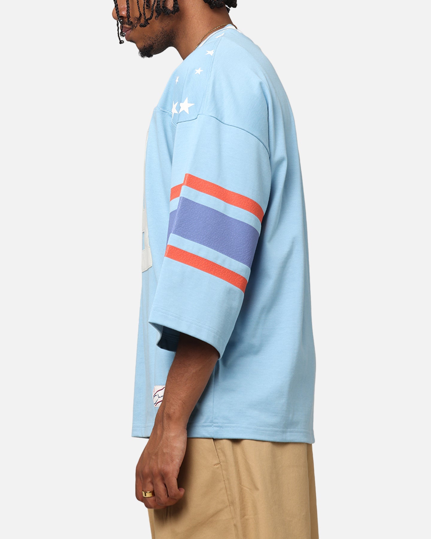 Champion 60's Football T-Shirt Pale Blue