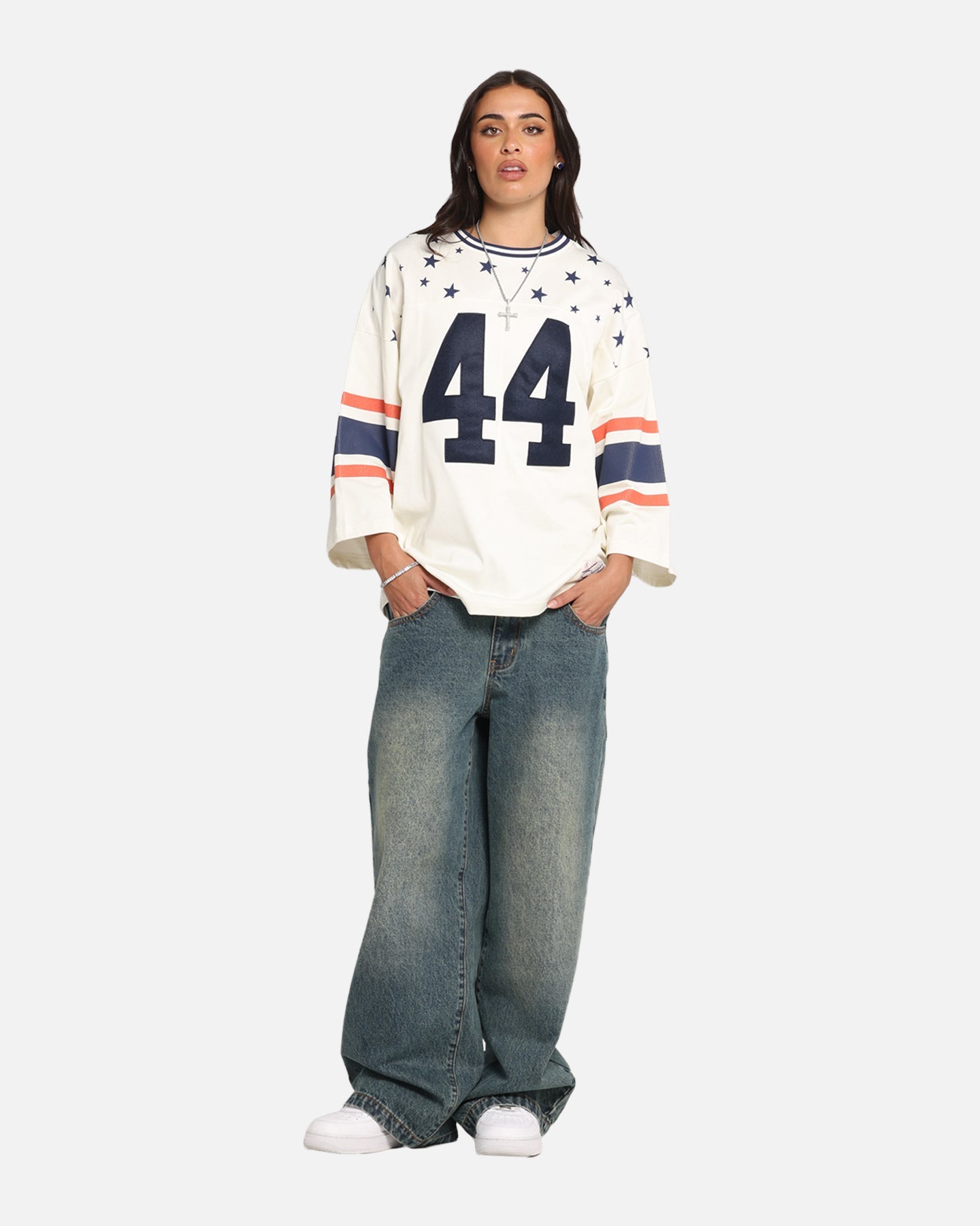 Champion 60's Football T-Shirt White Style001