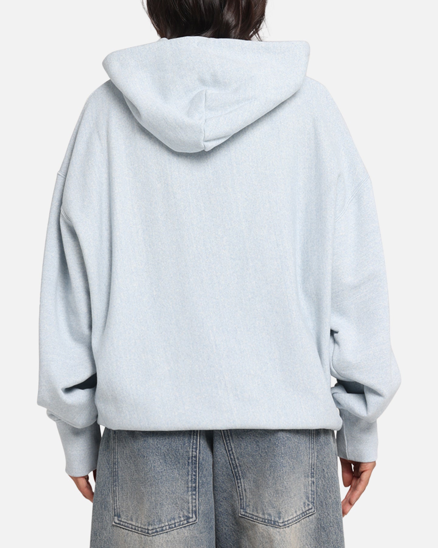 Champion Vintage Logo Sweatshirt Hoodie Oxford Grey Heather Style001