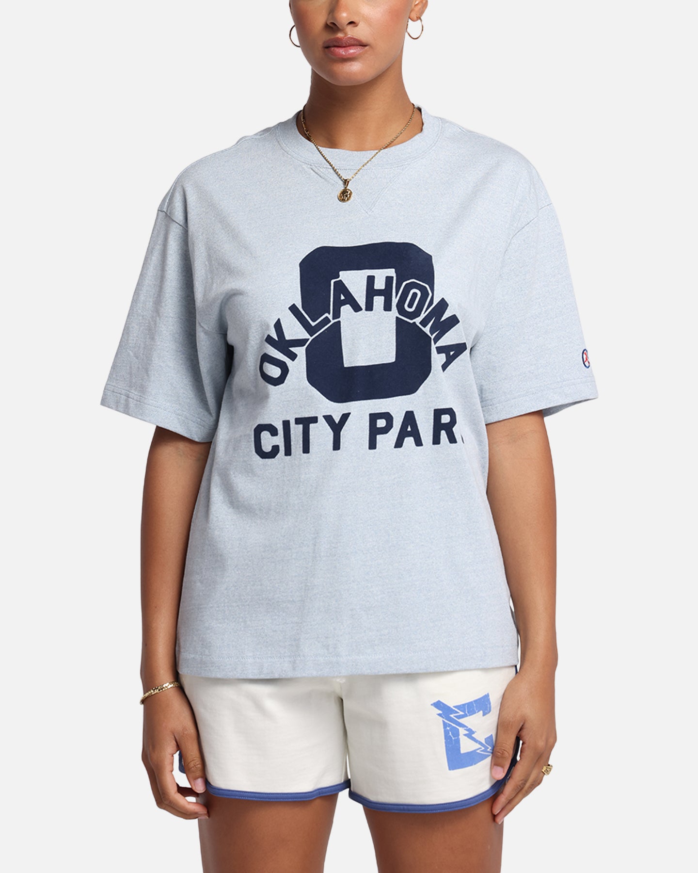 Champion Vintage Mix P.E Class T-Shirt Oxford Grey Heather Style001