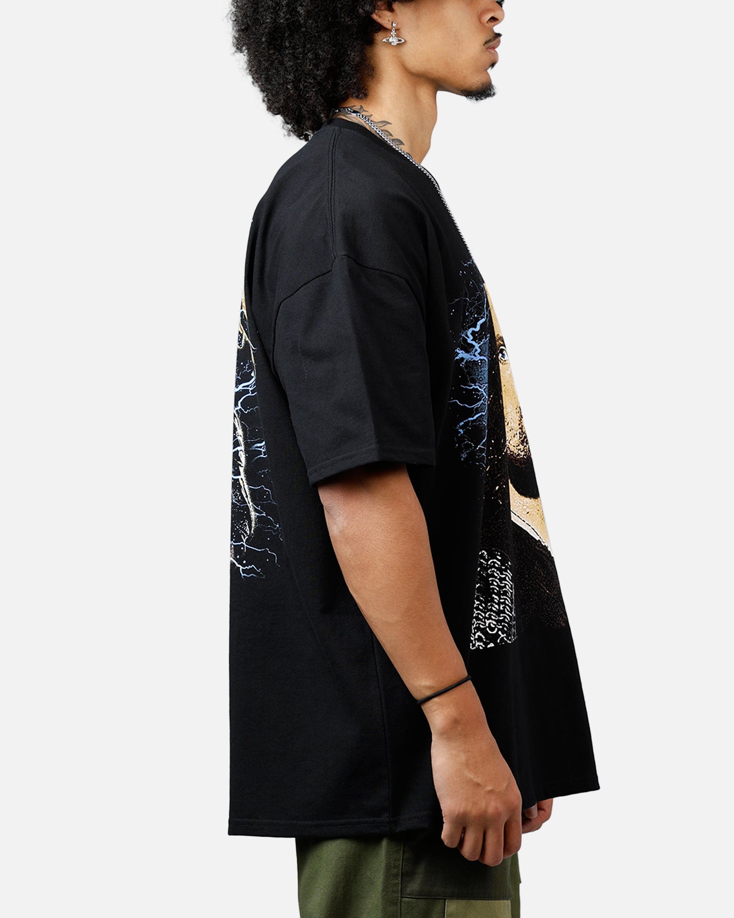 American Thrift X The Lord Of The Rings Aragorn Heavyweight T-Shirt Black