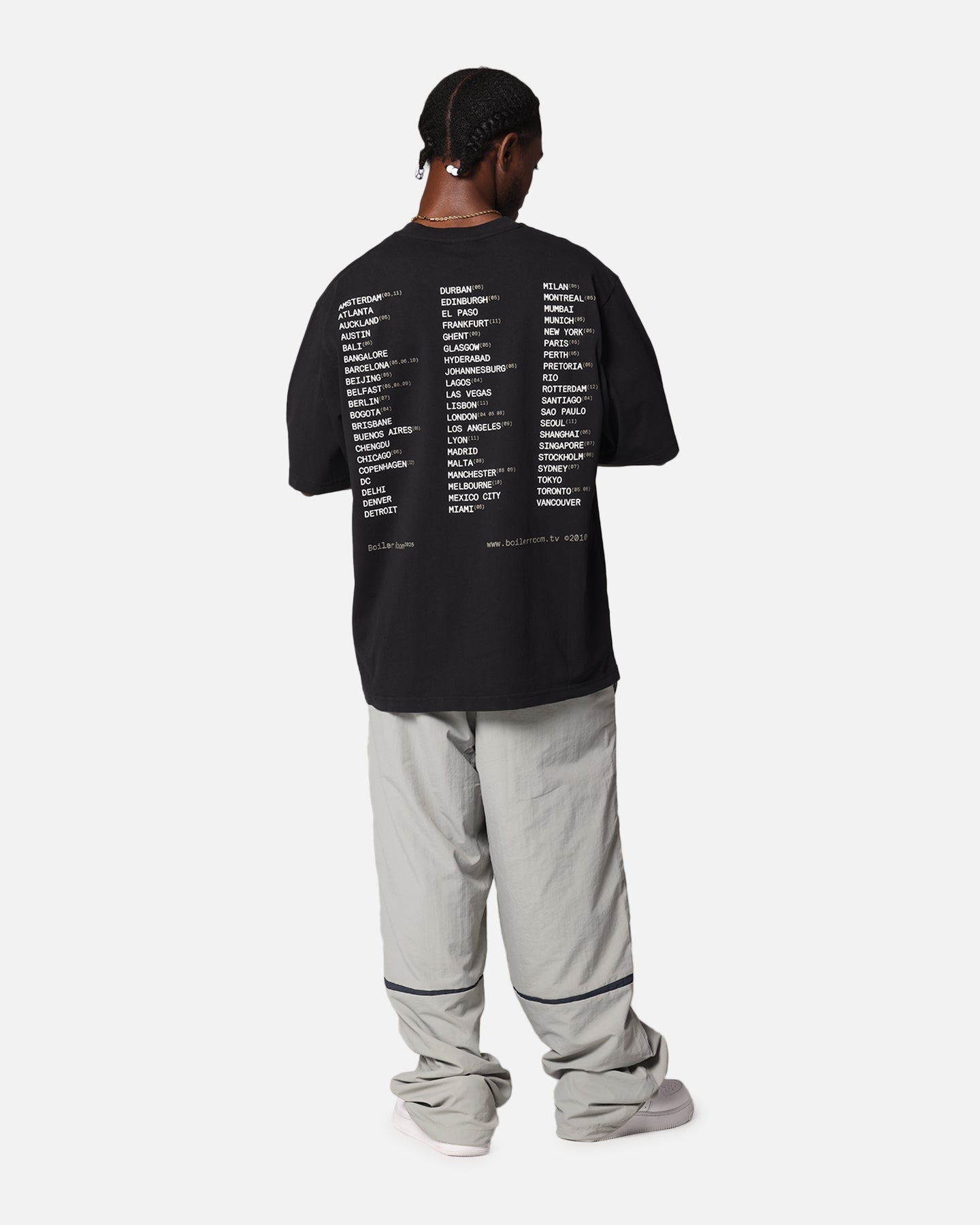 Boiler Room World Tour T-Shirt Black