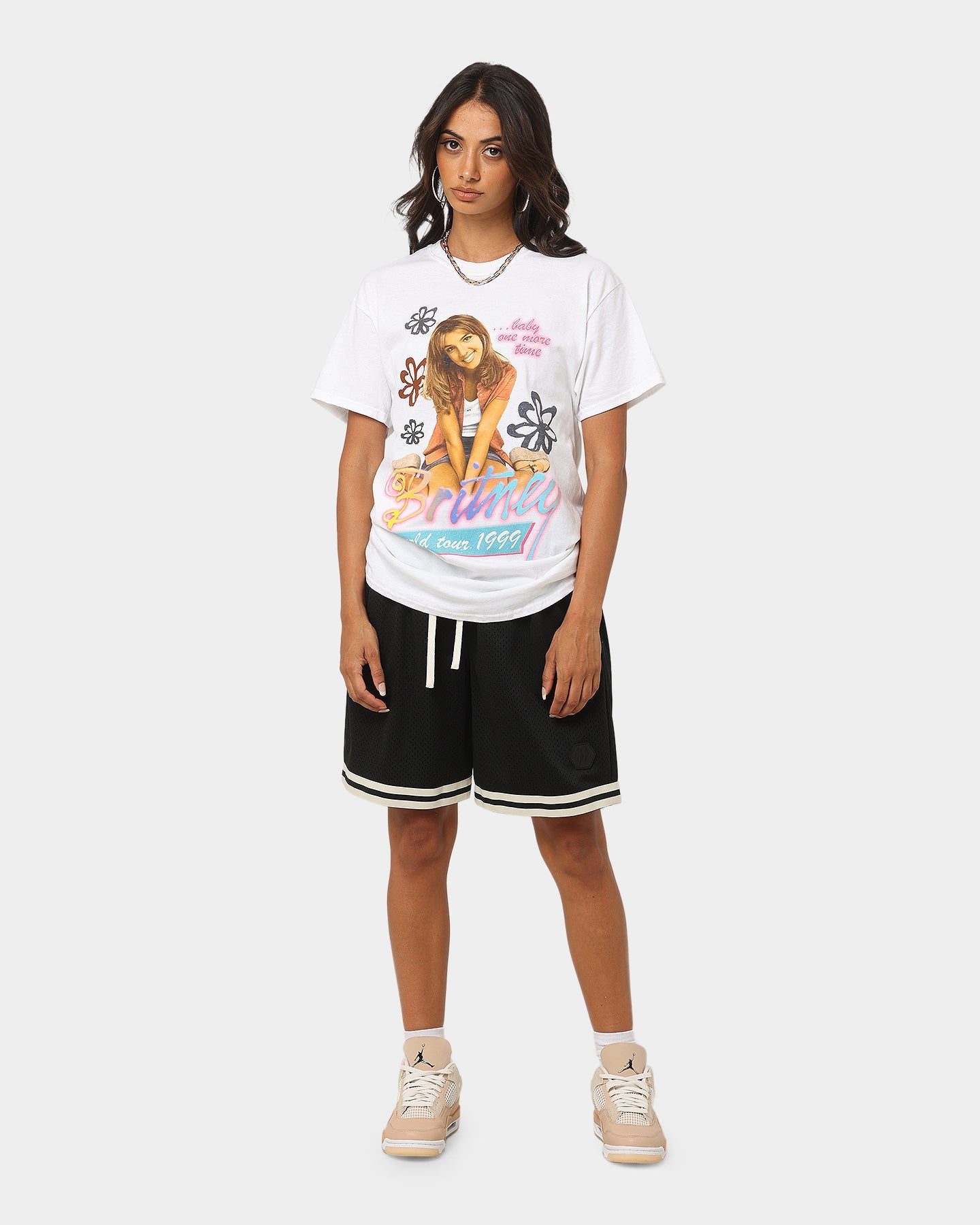 Britney Spears Retro Tour T-Shirt White Style001