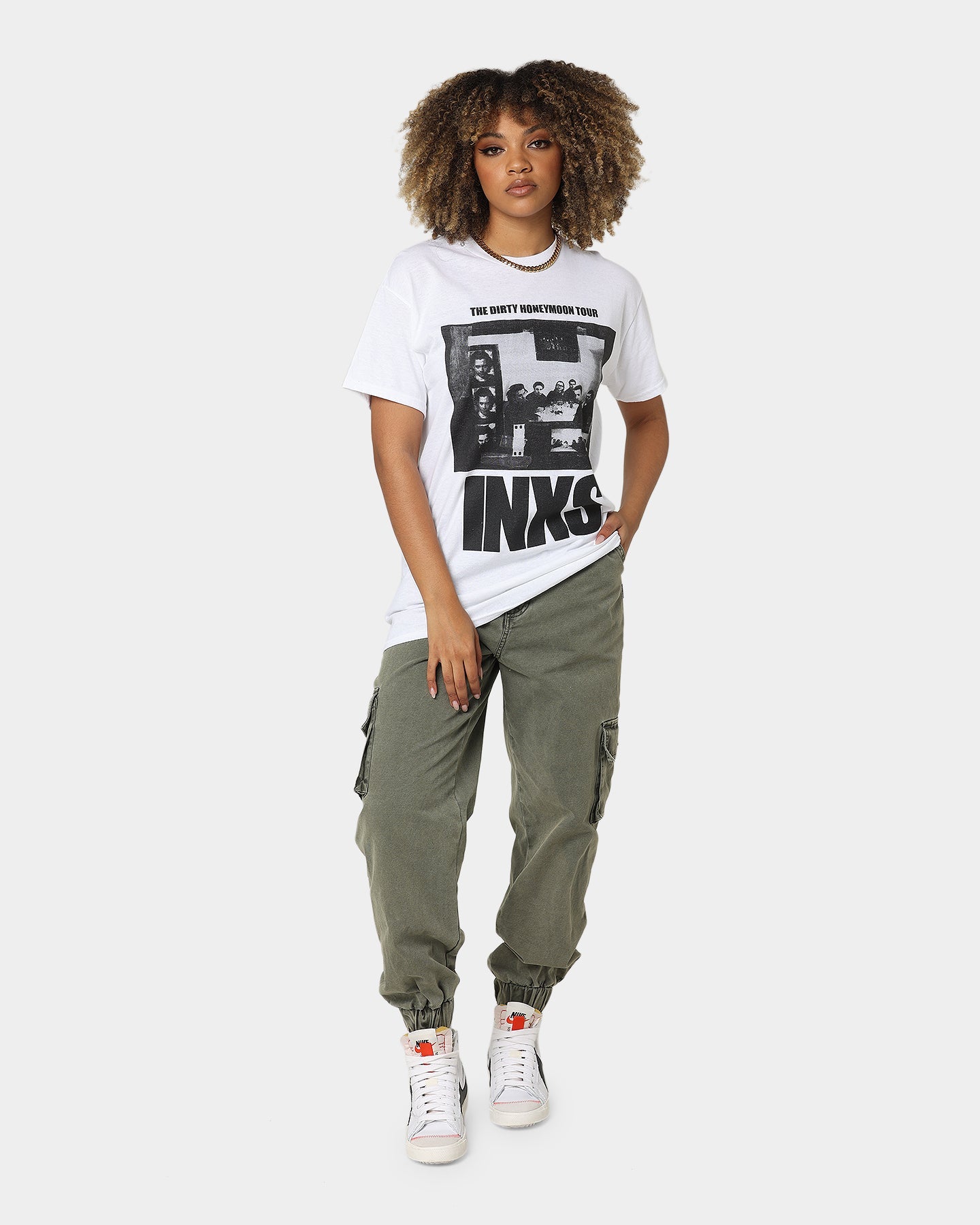 INXS The Dirty Honeymoon Tour T-Shirt White Style001