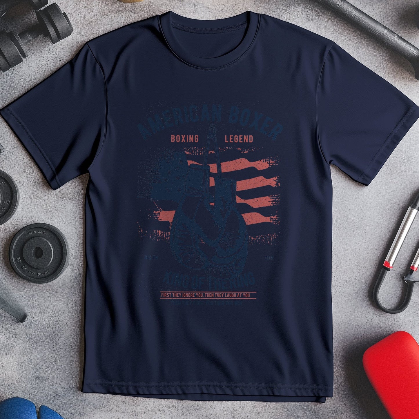 American Boxer T-Shirt - Knockout