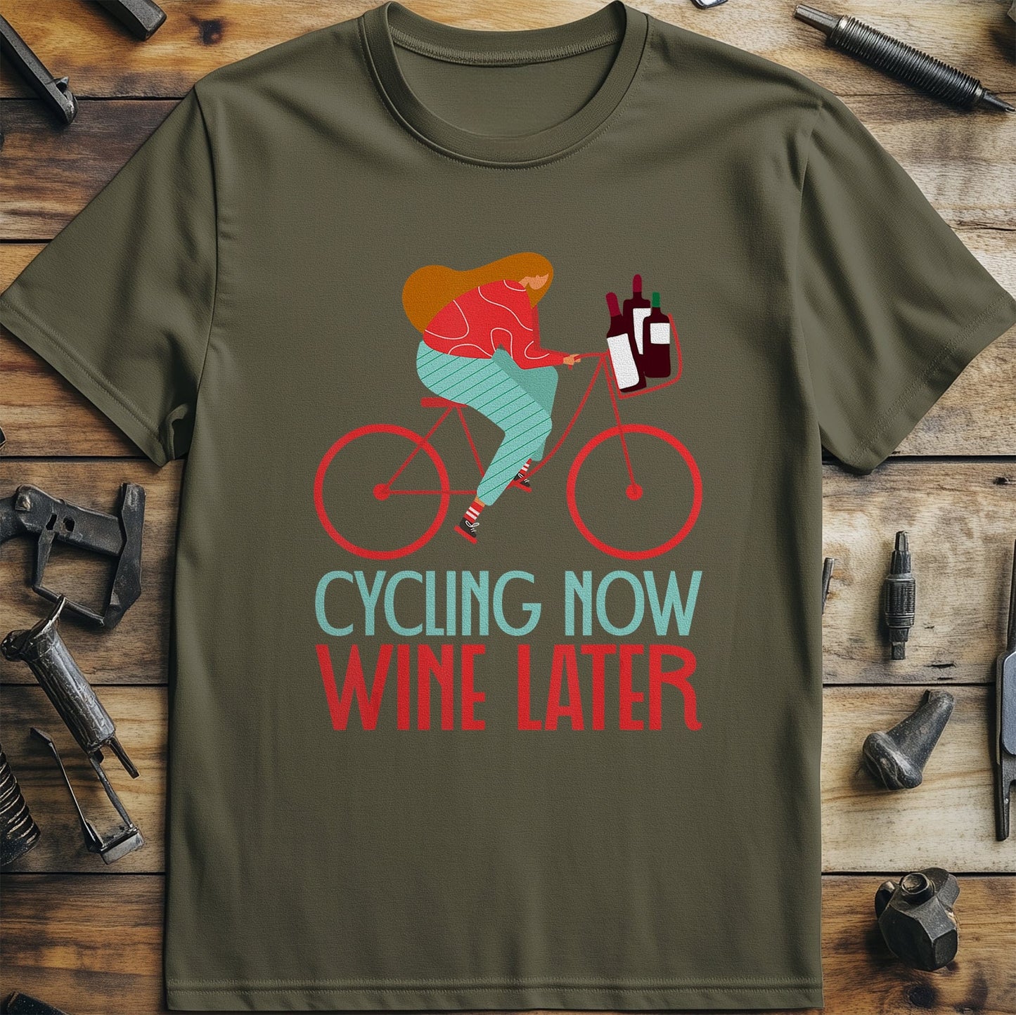 Cycling (194) T-shirt - Funny and