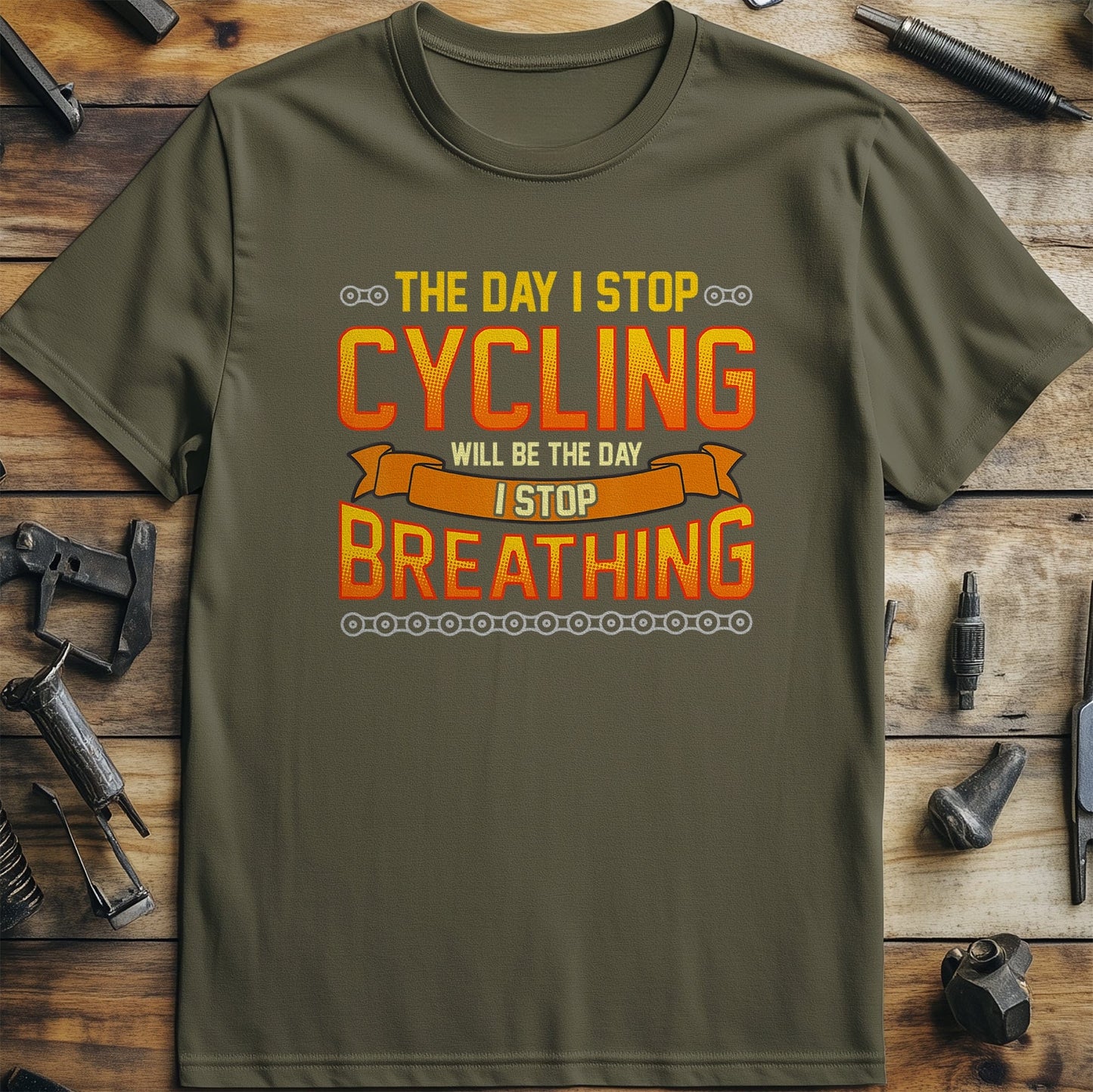 Cycling (198) T-shirt - Funny and