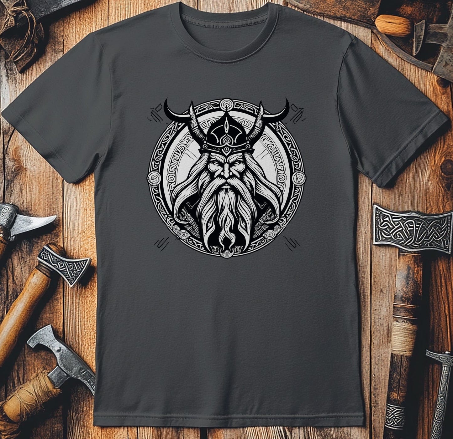 Vikings Nordic47 T-Shirt Viking head graphic