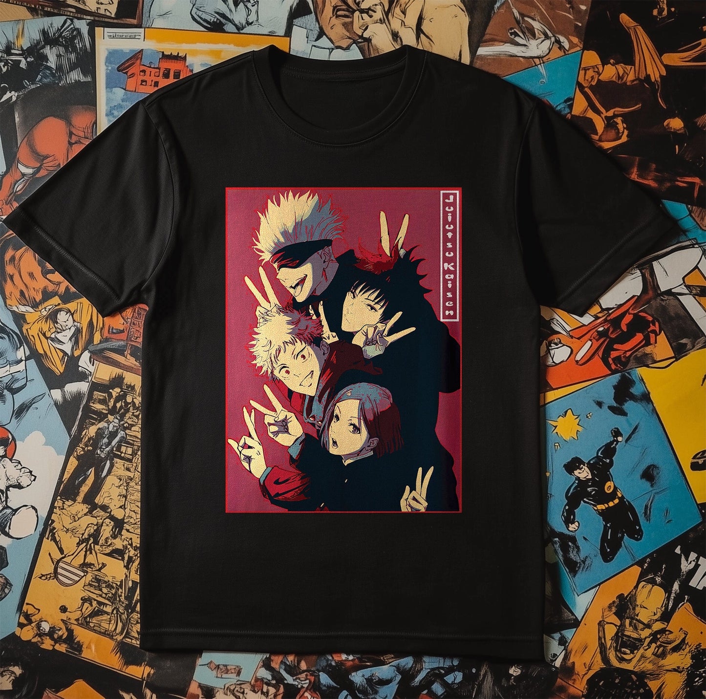 Satoru Anime Squad T-shirt