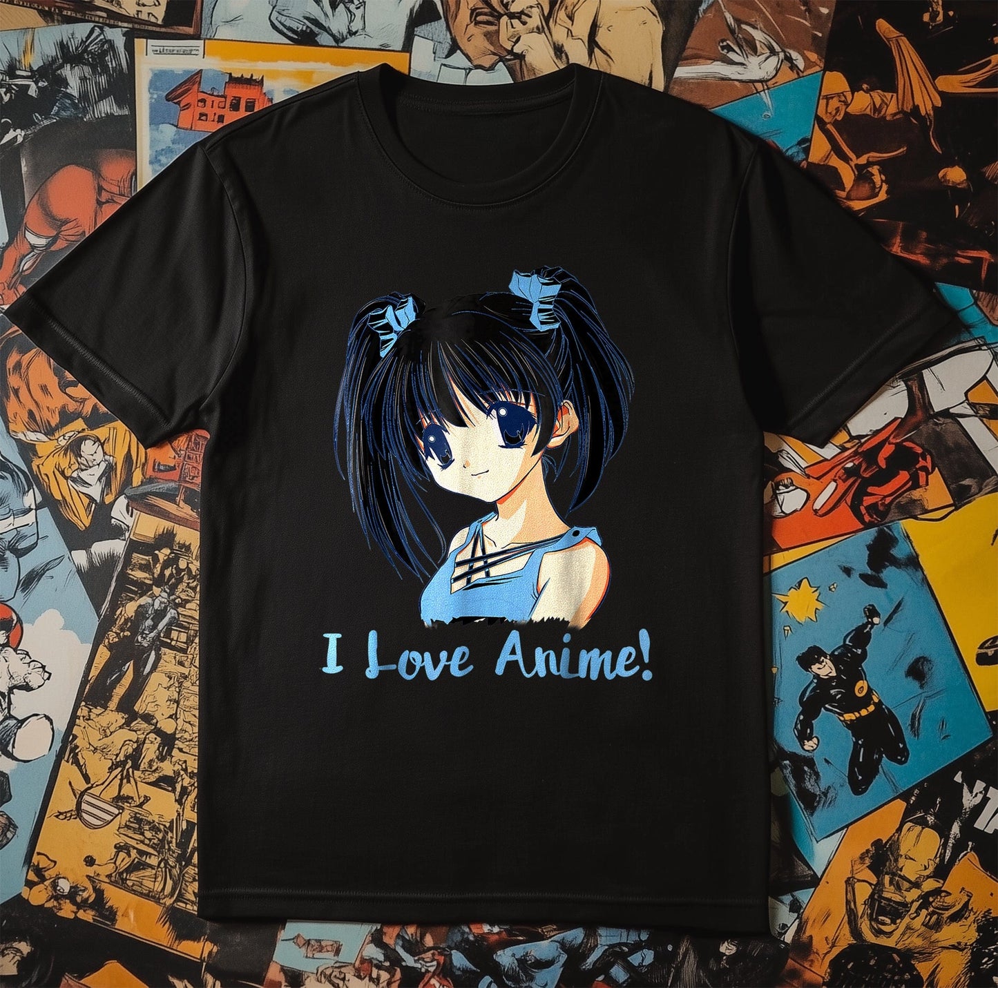 I Love Anime Anime Girl T-Shirt