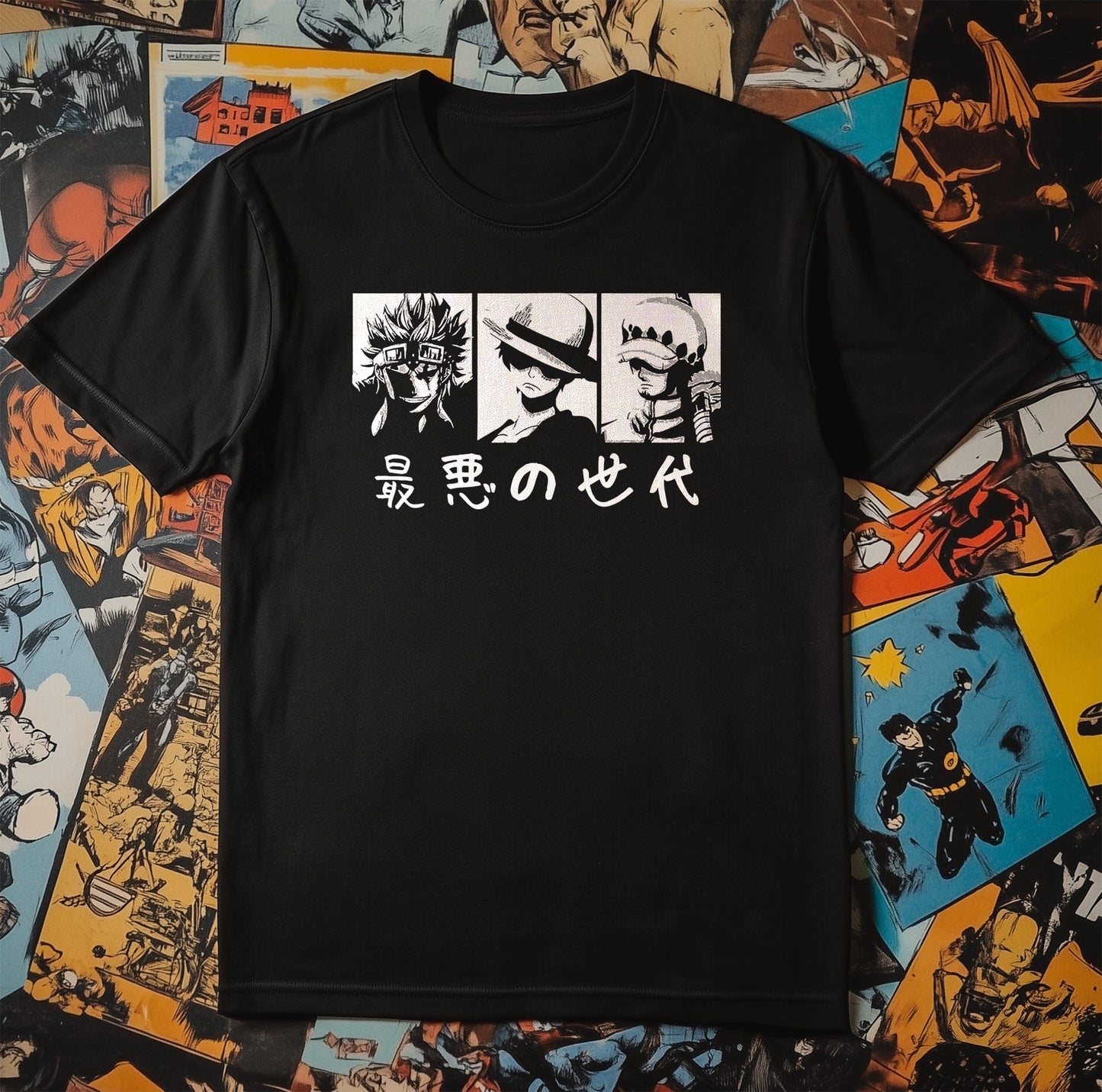 Pirate Blocks T-Shirt Ahoy, Anime