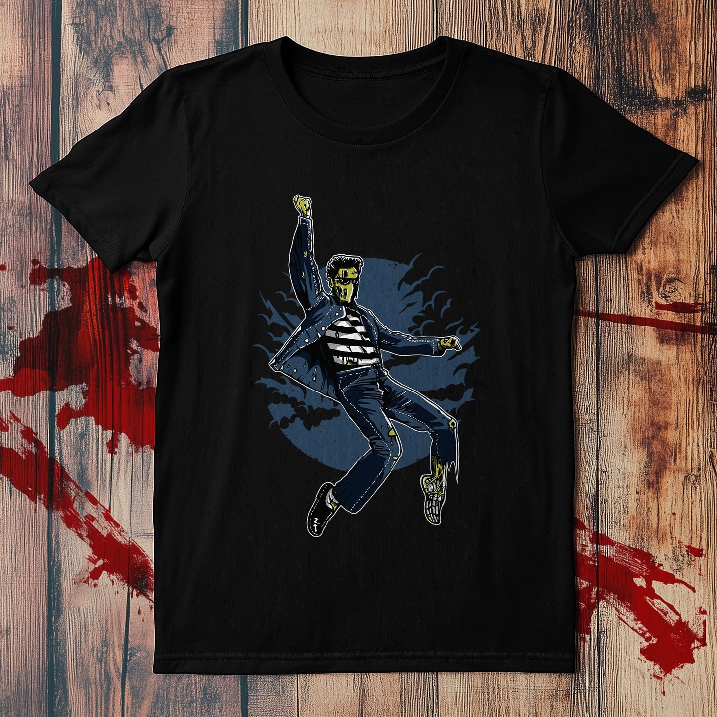 Zombie Elvis King T-Shirt