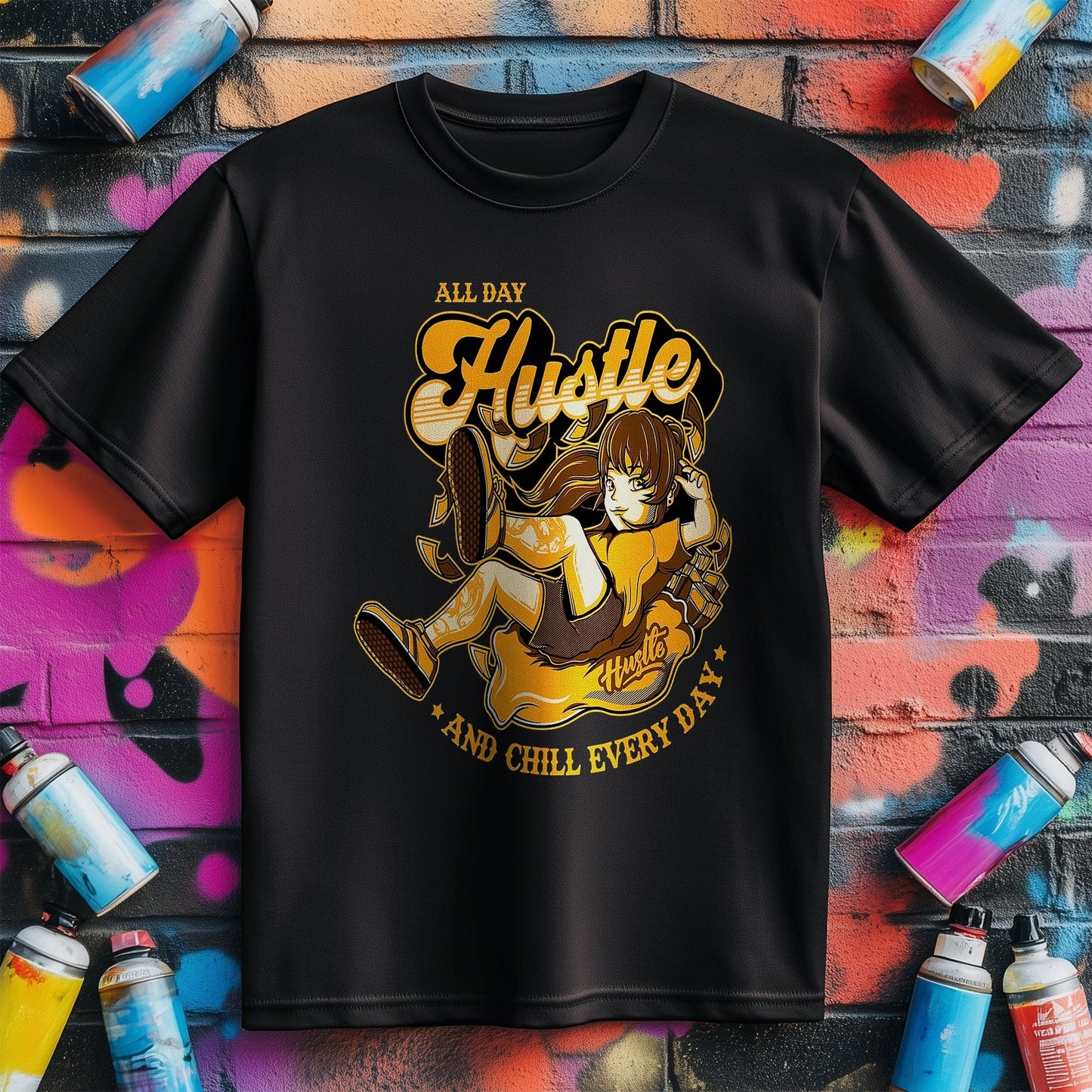 All Day Hustle T-shirt - Funny and