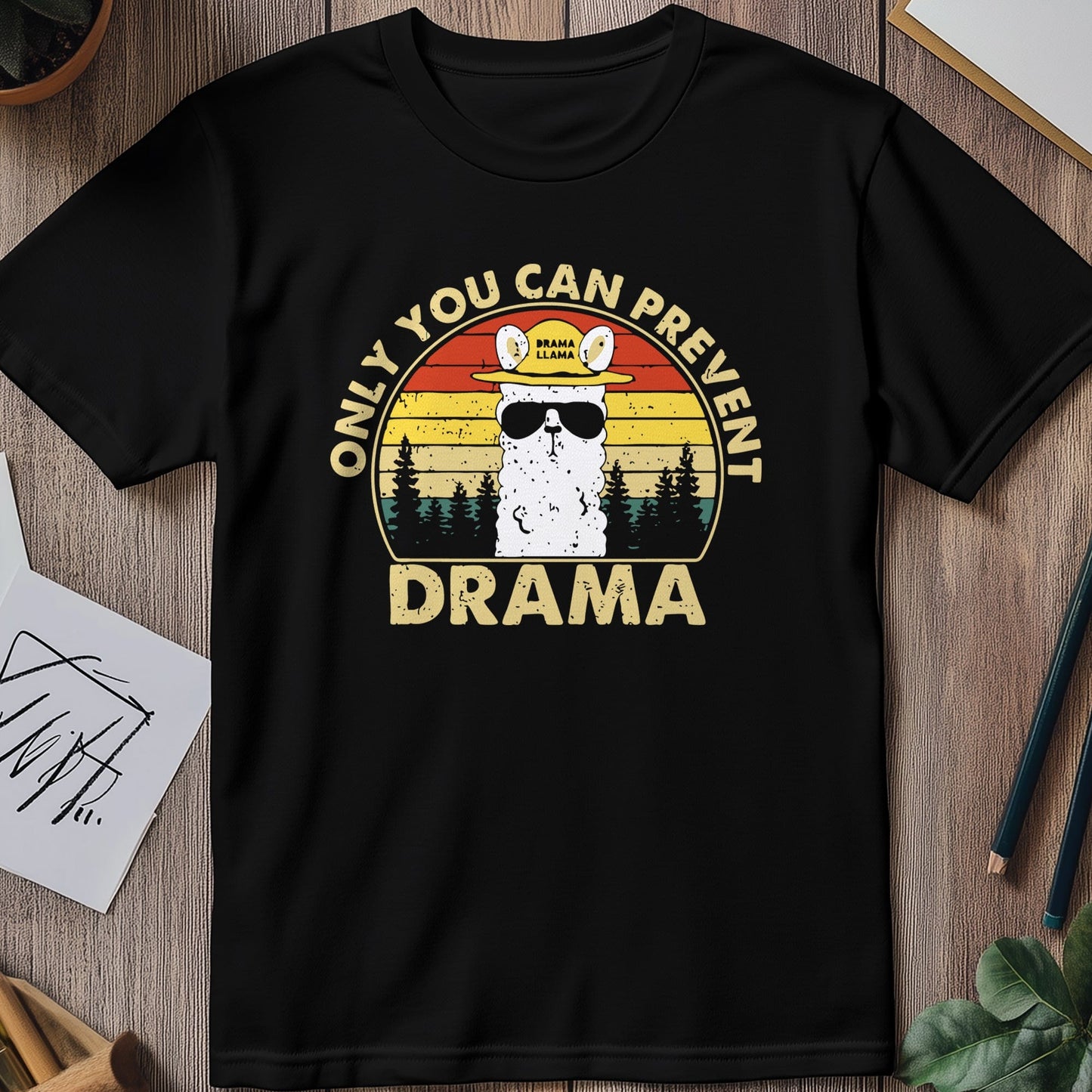 Drama Llama 5 T-Shirt - Chill & Funny!