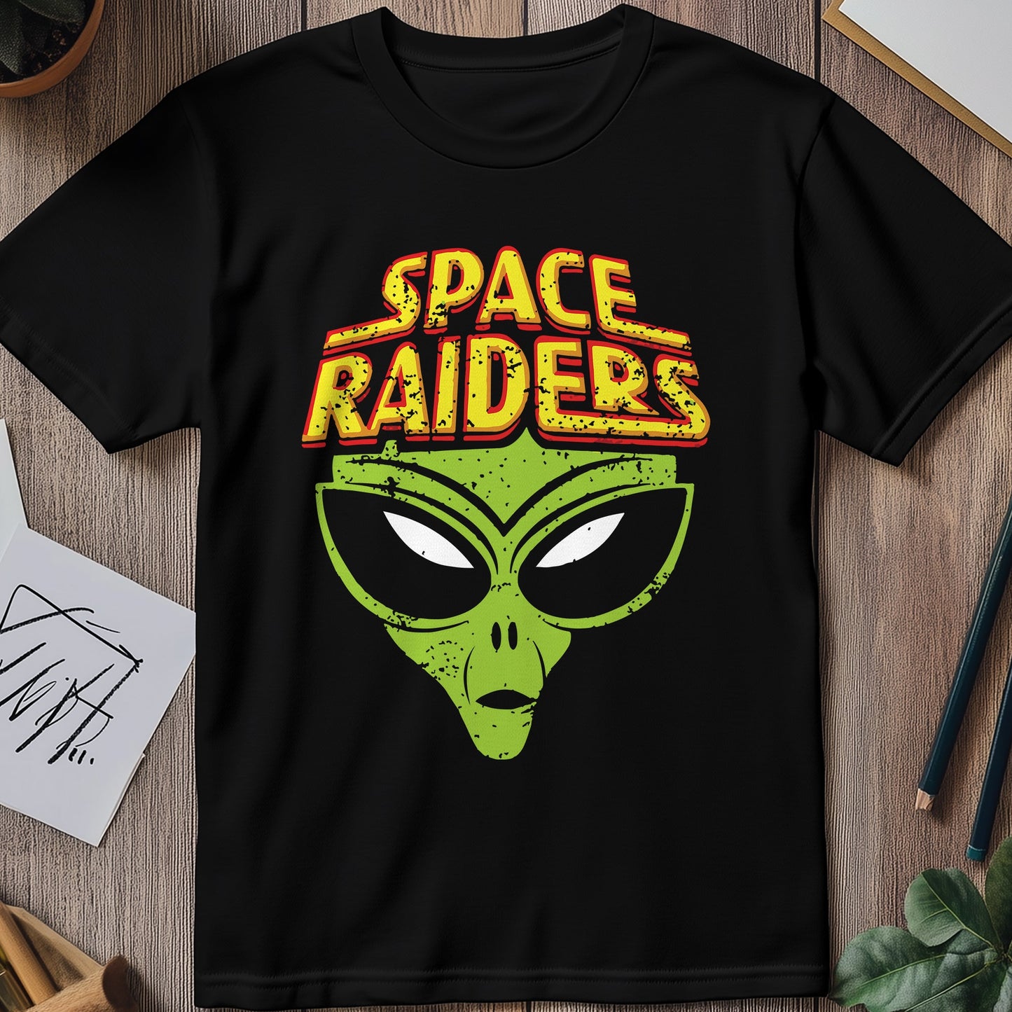 Space Raiders Retro Crisps T-Shirt -
