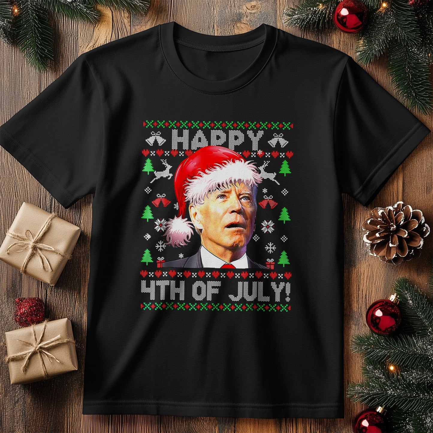 Funny Joe Biden Happy 4th T-Shirt -