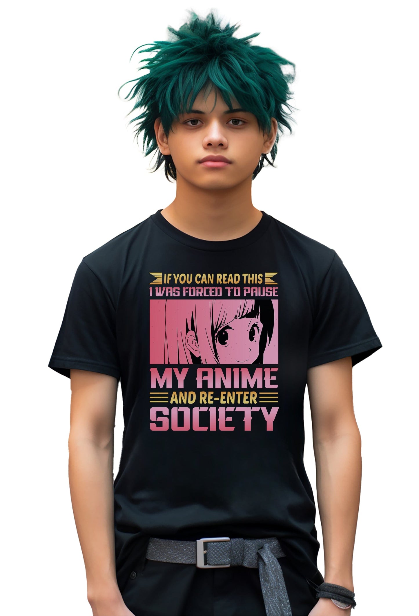 Forced to Pause My Anime T-Shirt