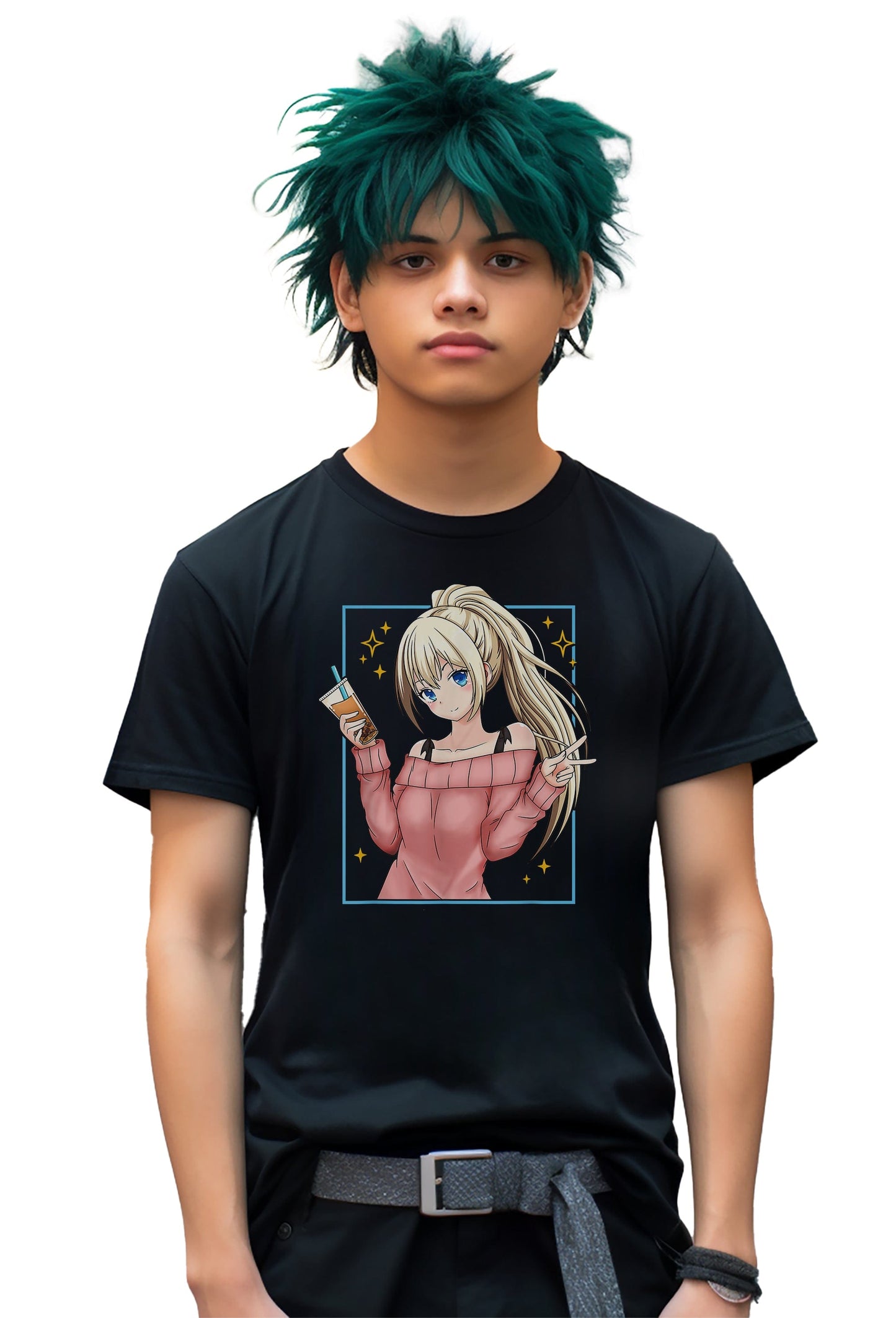 Bubble Tea Anime Girl Kawaii T-Shirt
