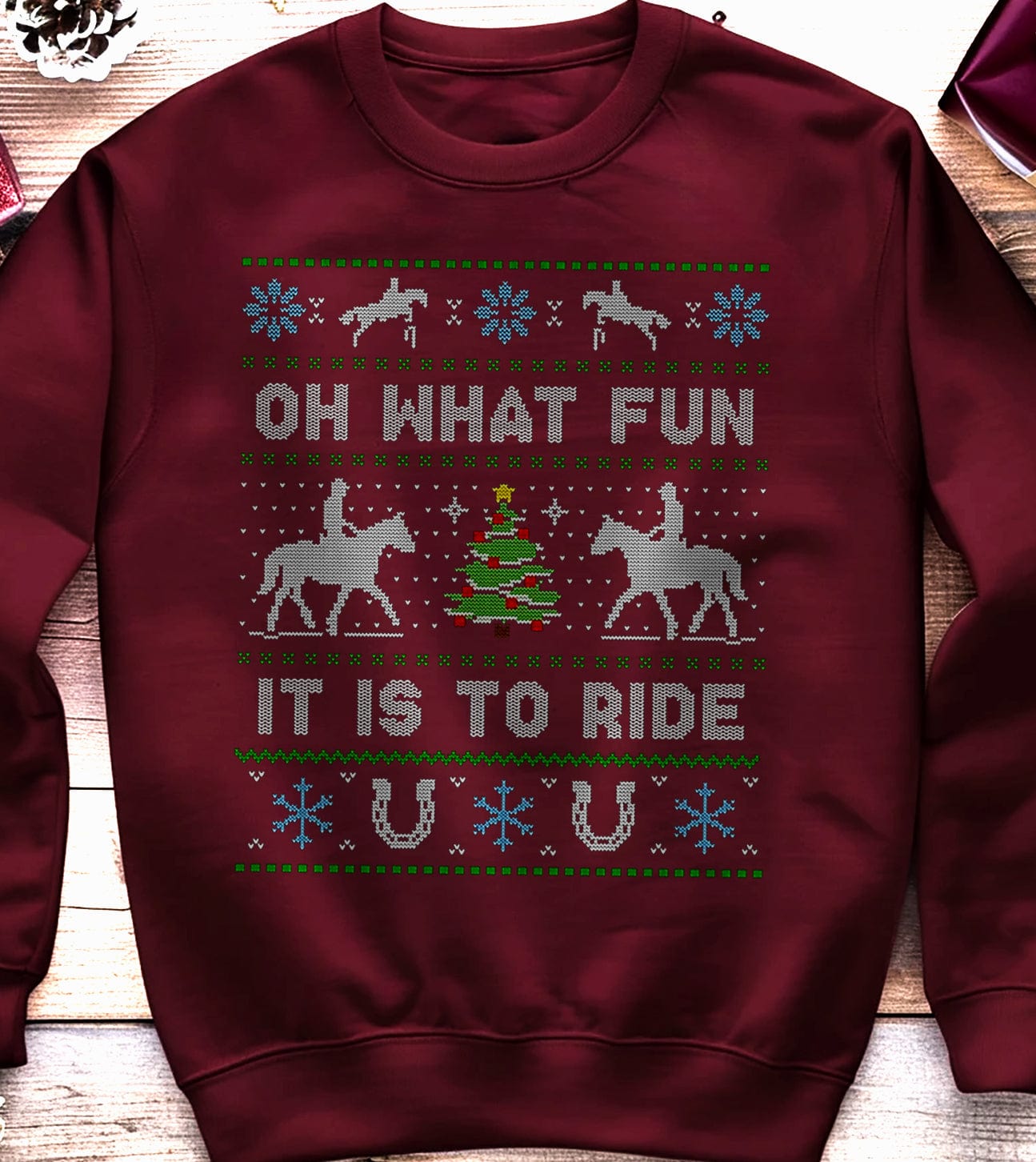 Horse Riding Oh What Fun! Funny Sweatshirt