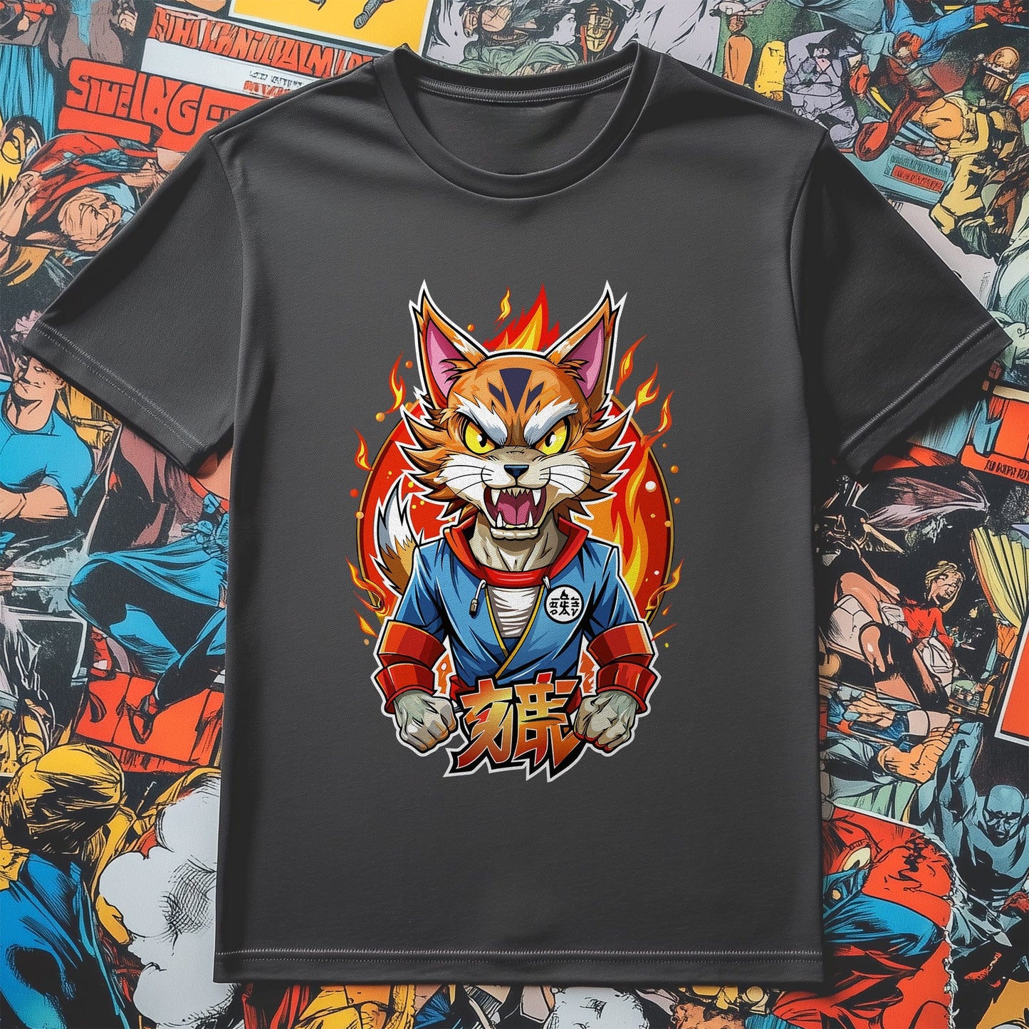 Tiger Anime T-shirt - Purr-fectly